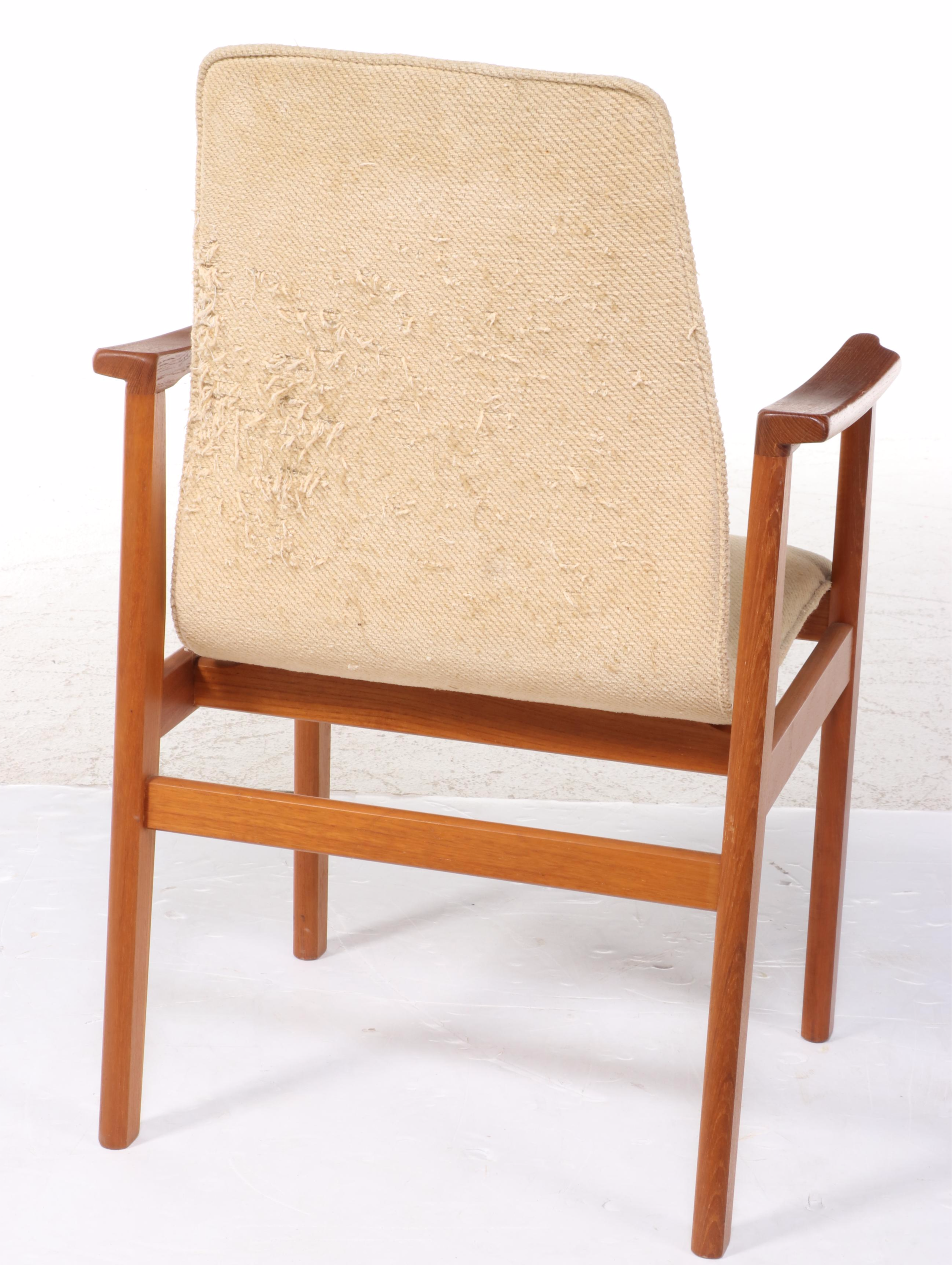 Eight Hugo Frandsen for Spøttrup Stolfabrik Teak Dining Chairs, Circa 1960