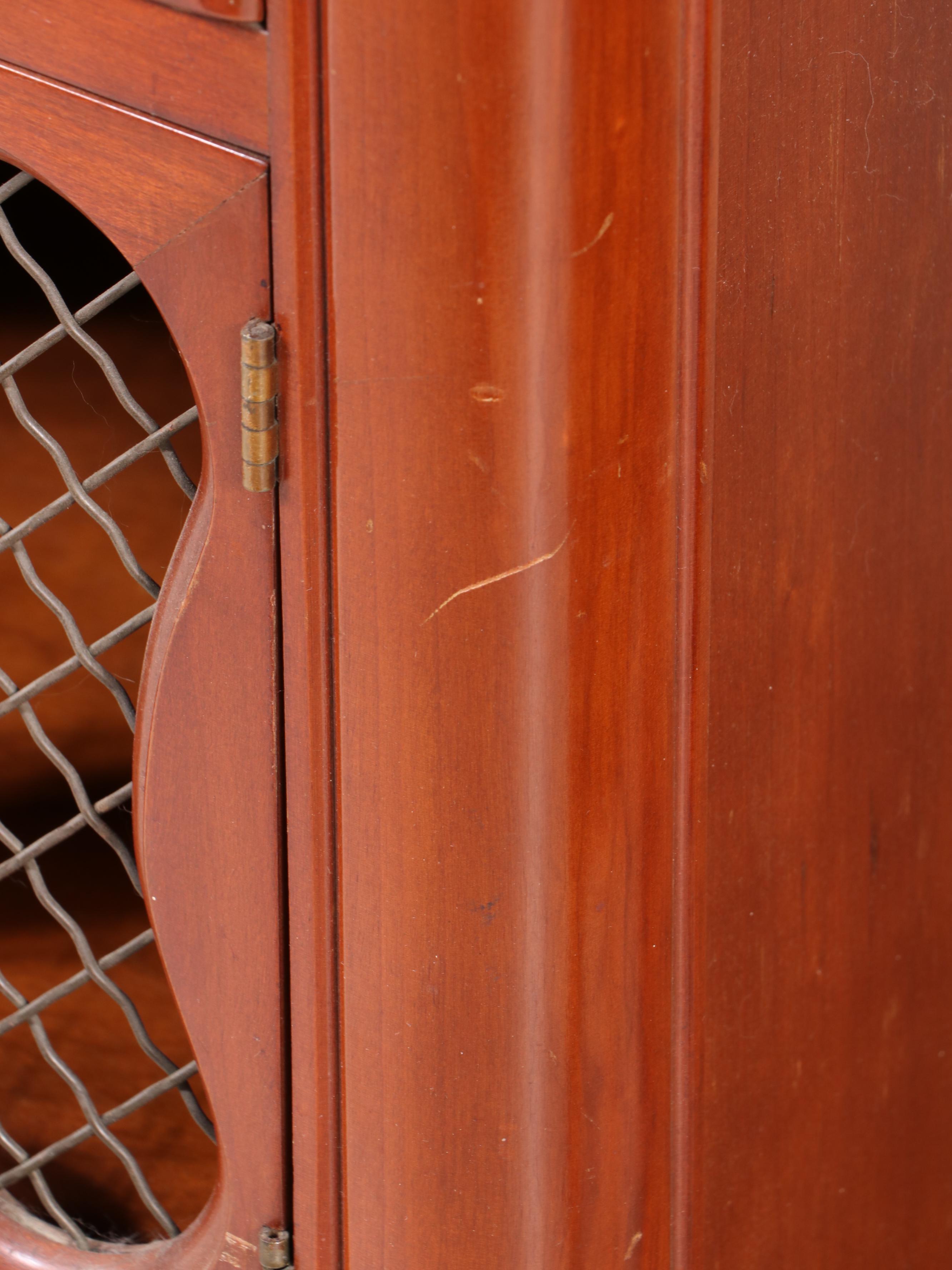 Pair of Sherwood French Provincial Style Cherrywood Nightstands