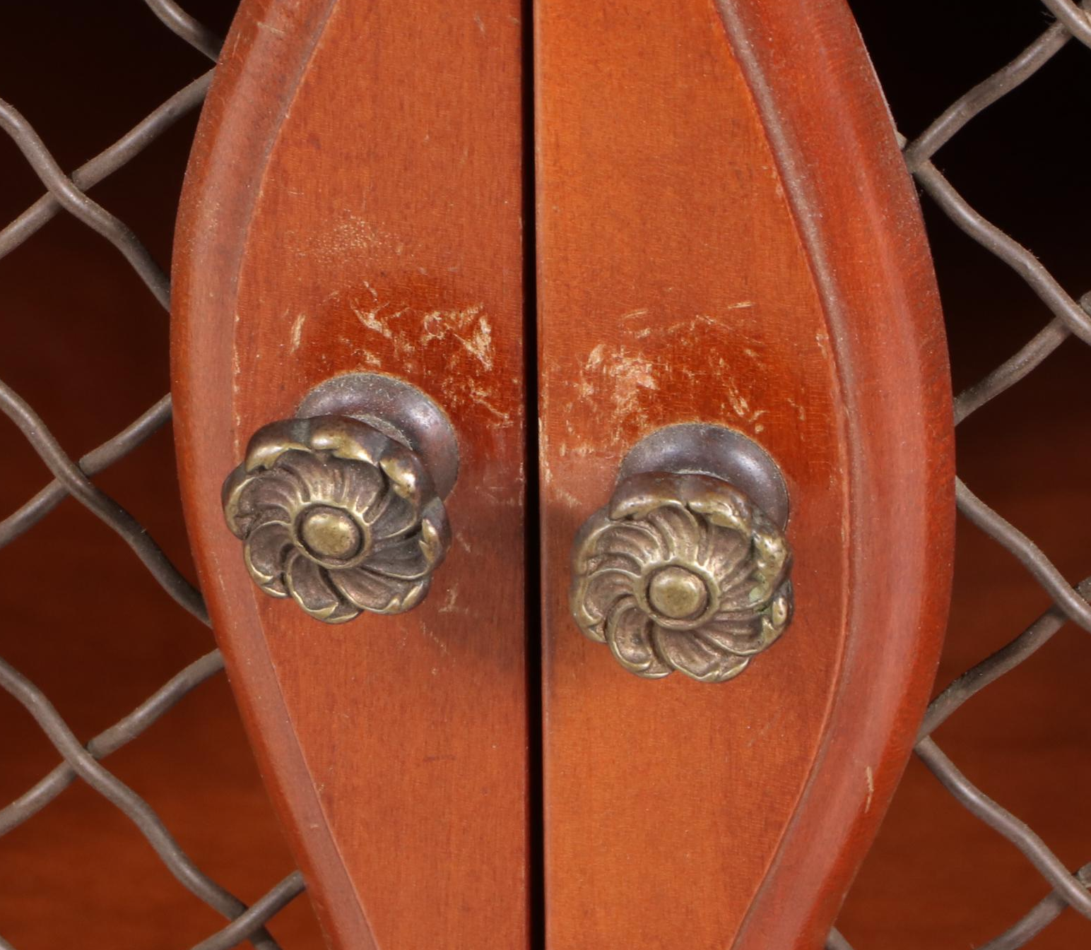 Pair of Sherwood French Provincial Style Cherrywood Nightstands
