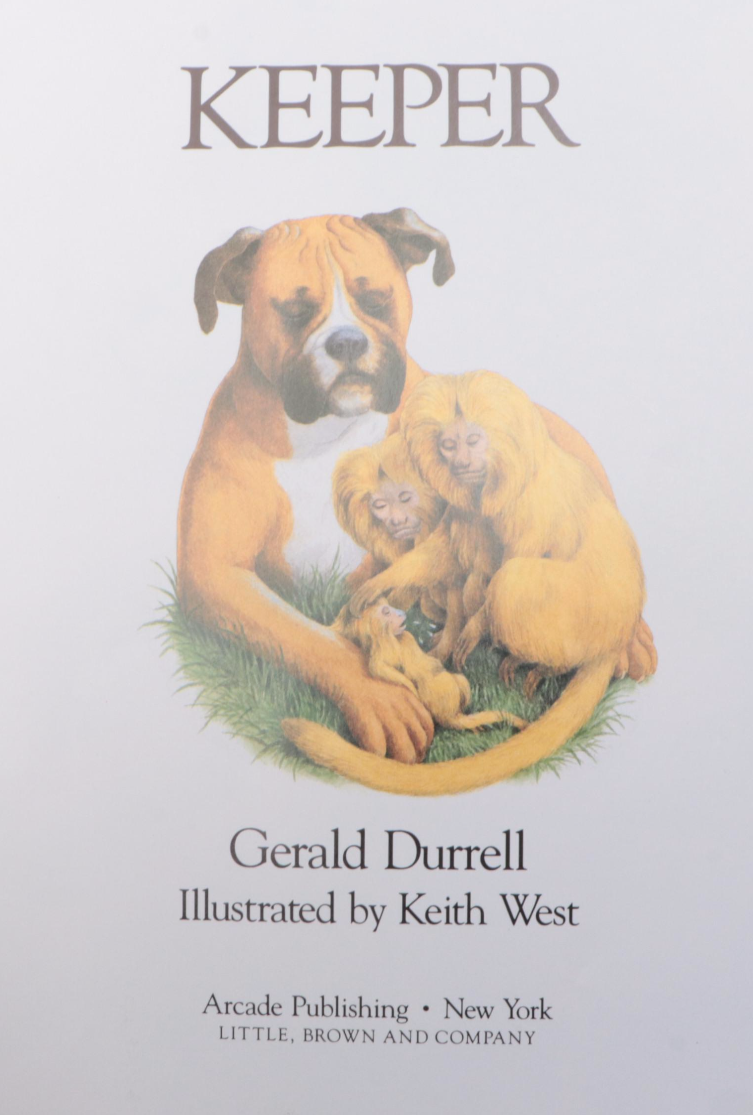 First American Edition "Keeper" by Gerald Durrell and More Children's Books