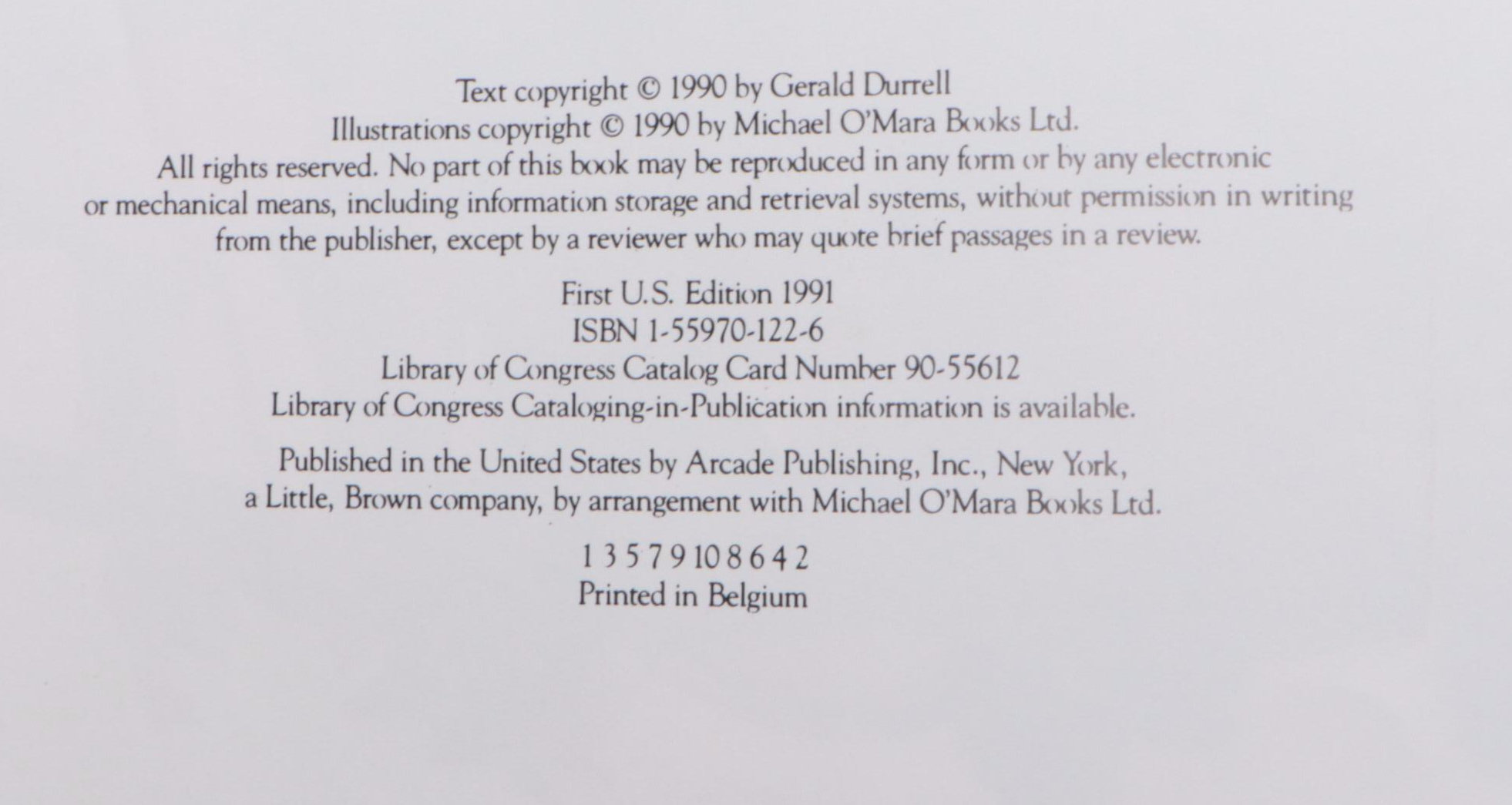 First American Edition "Keeper" by Gerald Durrell and More Children's Books