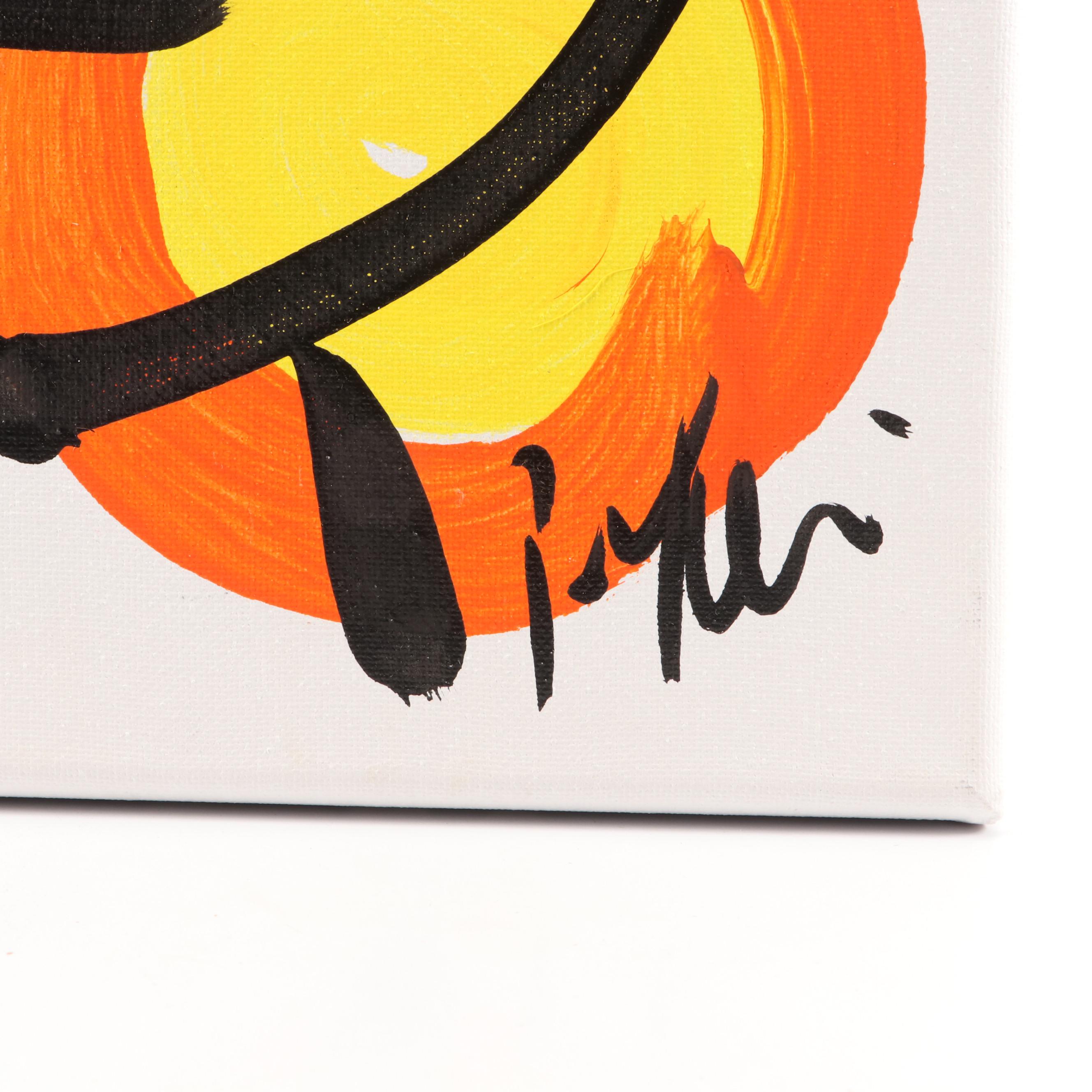 Peter Keil Stylized Acrylic Portrait