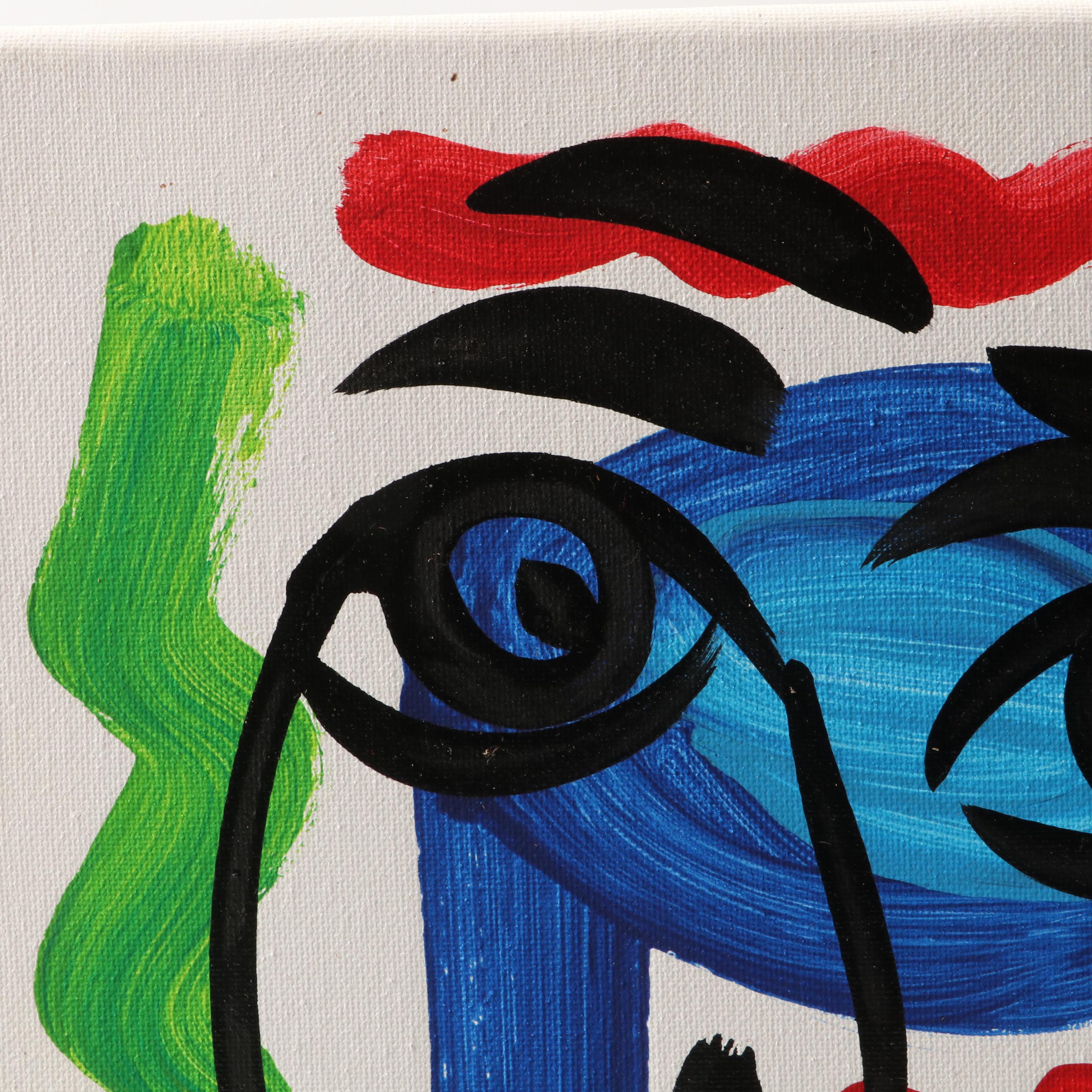 Peter Keil Stylized Acrylic Portrait