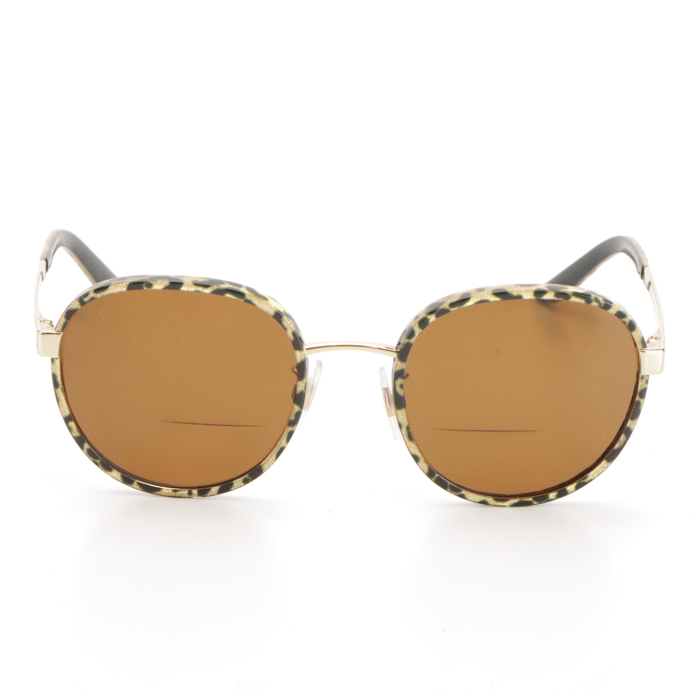 Dolce & Gabbana Polarized Prescription Bifocal Sunglasses with Cases