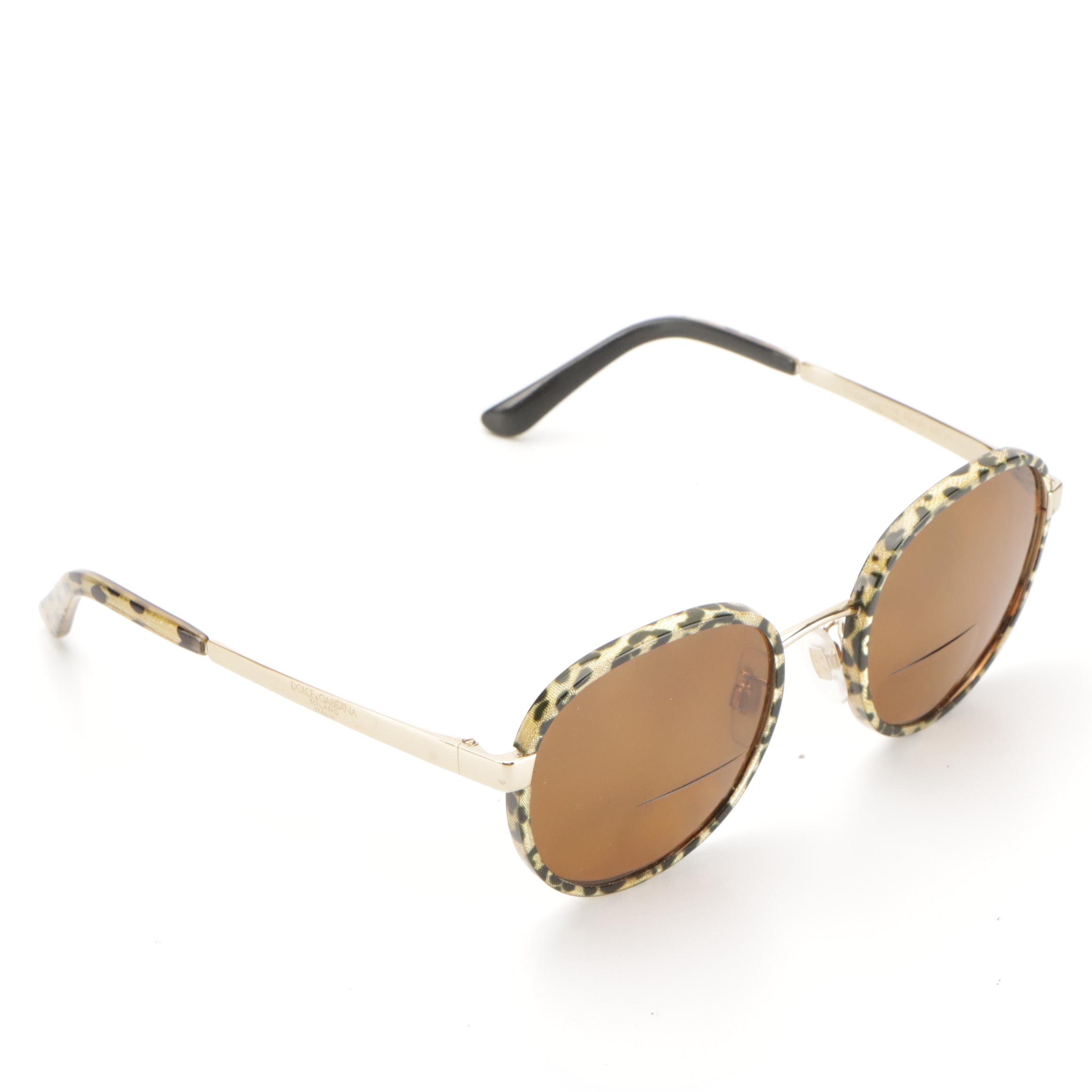 Dolce & Gabbana Polarized Prescription Bifocal Sunglasses with Cases