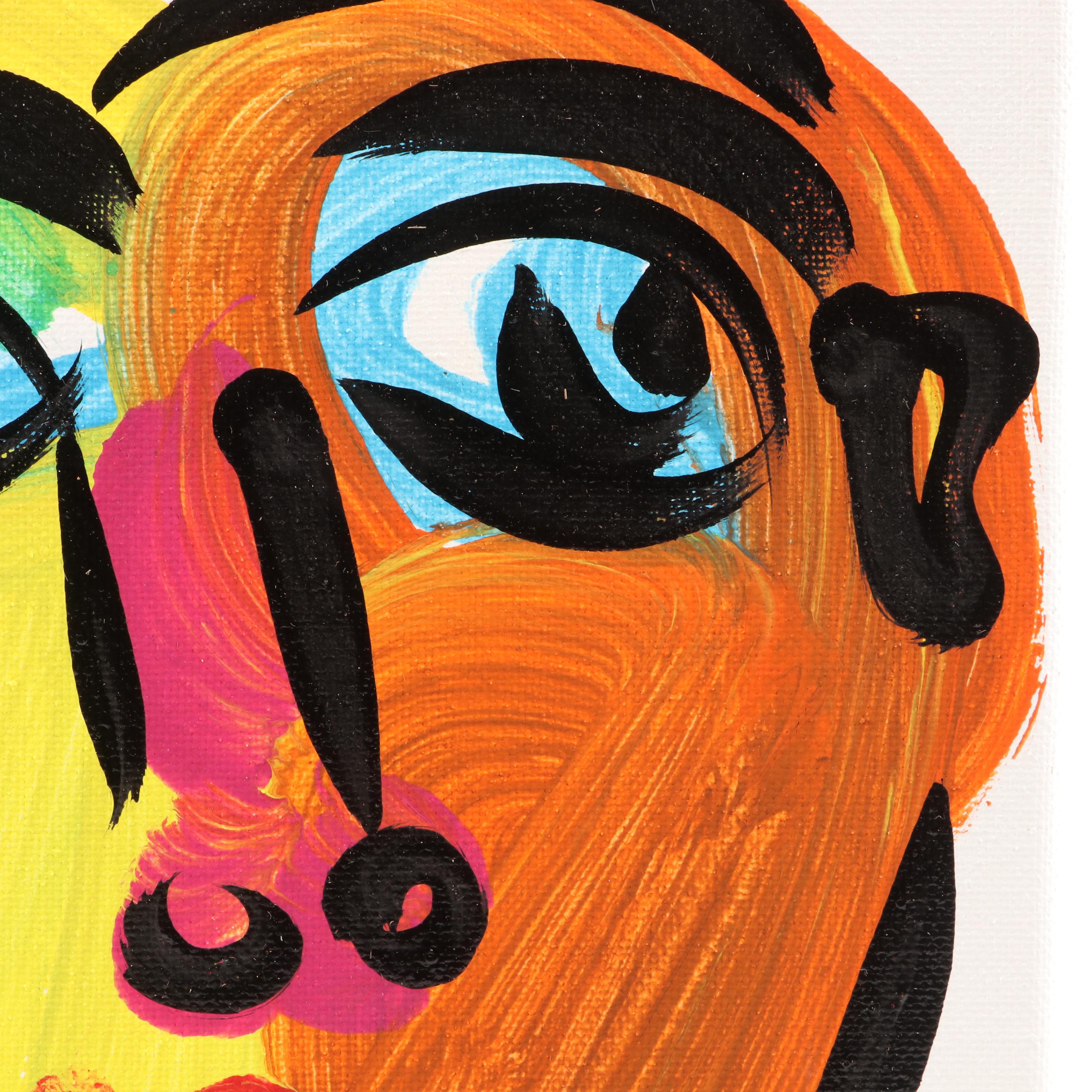 Peter Keil Stylized Acrylic Portrait