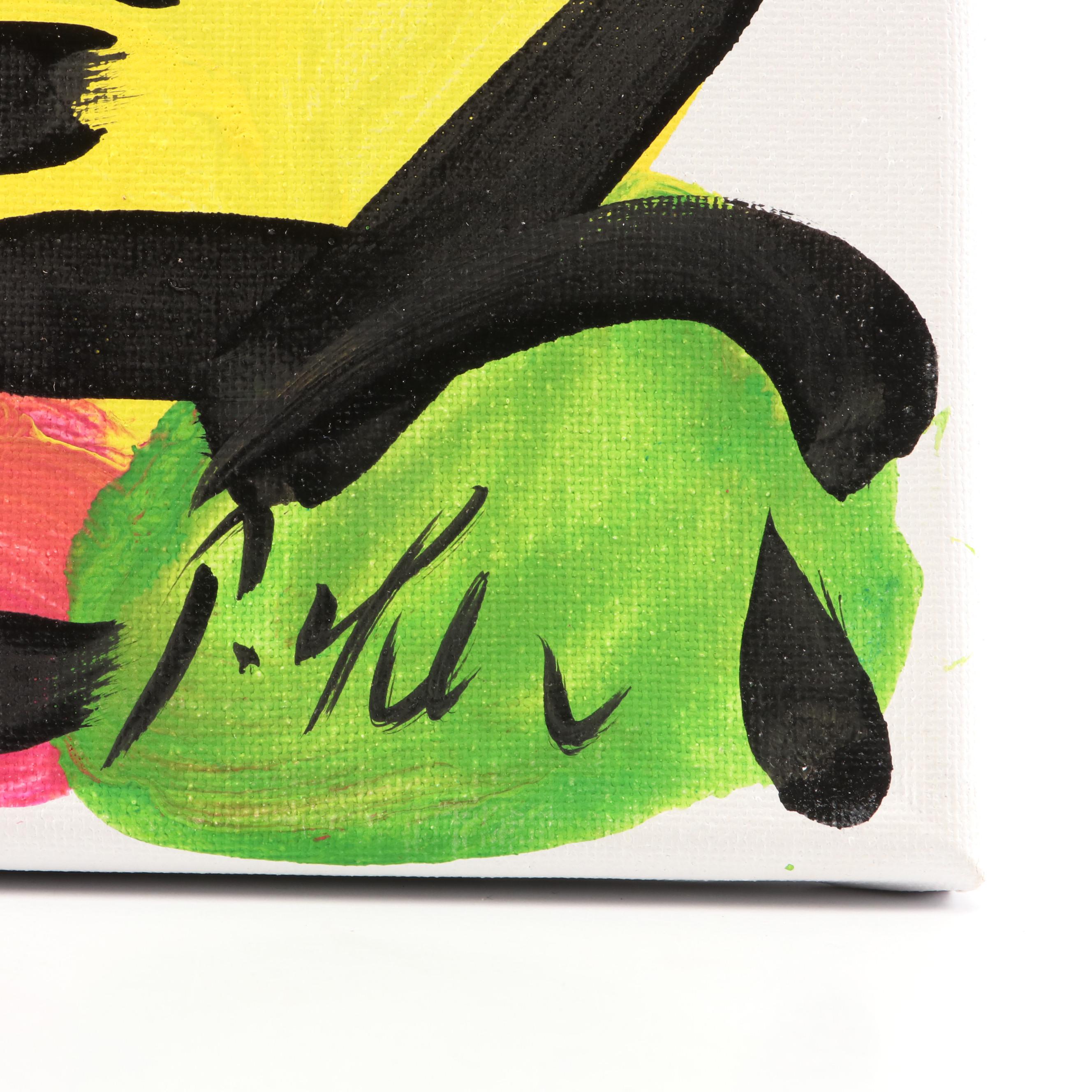 Peter Keil Stylized Acrylic Portrait