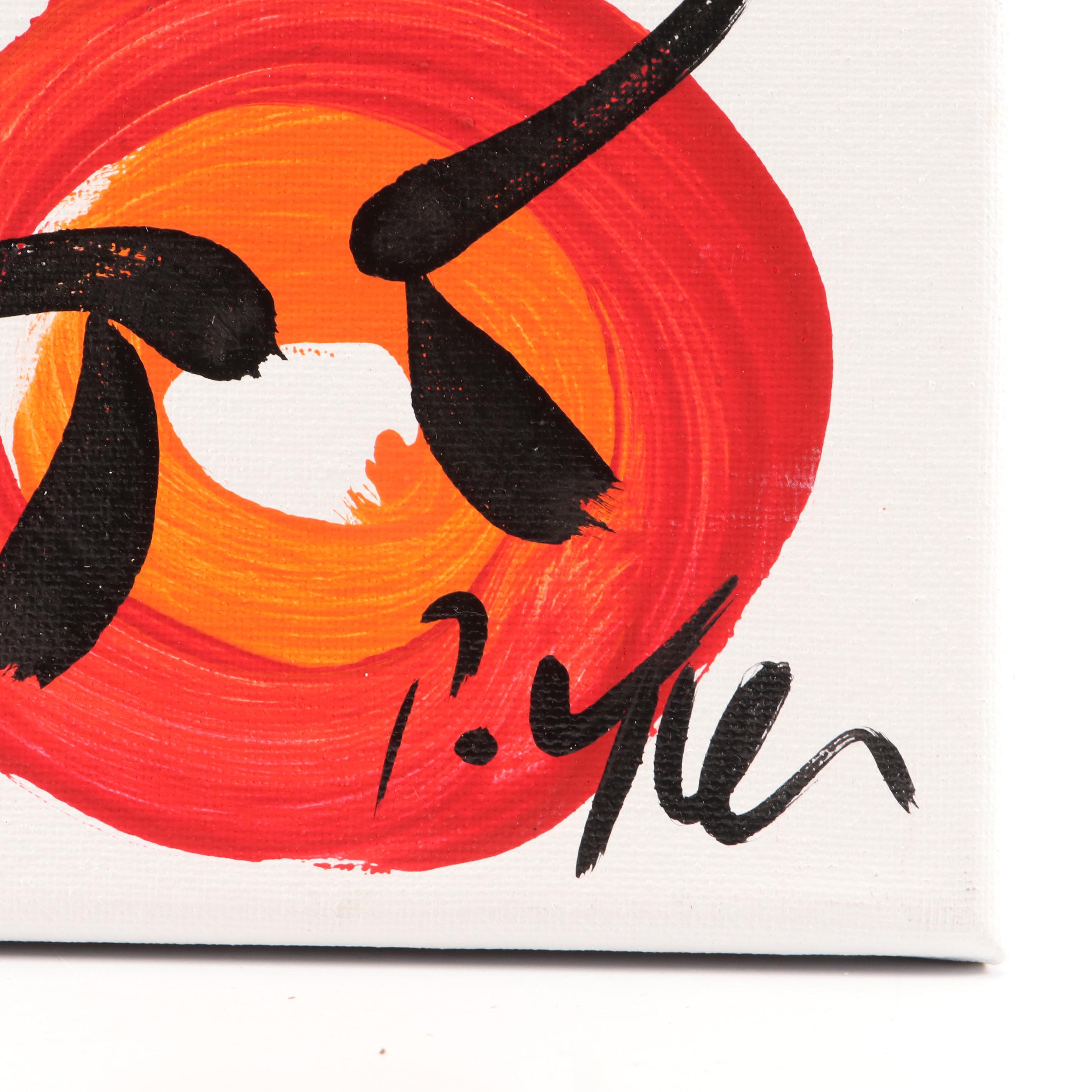 Peter Keil Stylized Acrylic Portrait