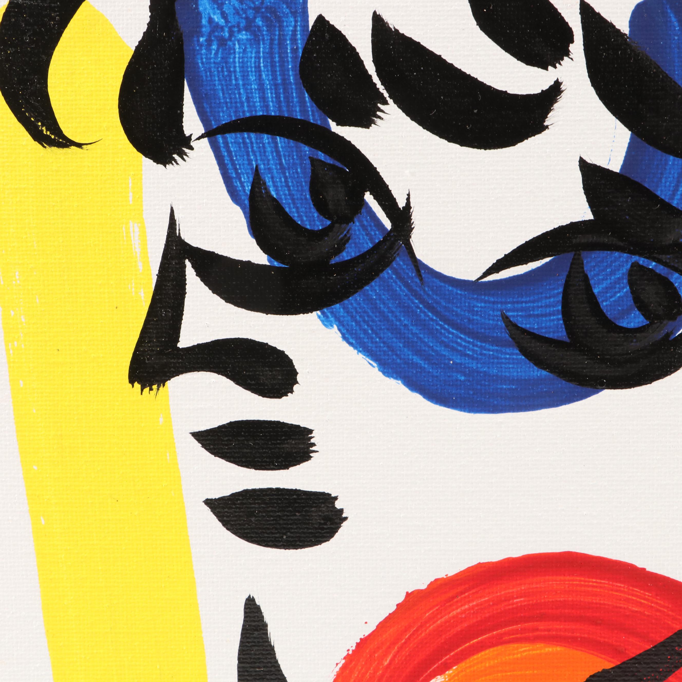 Peter Keil Stylized Acrylic Portrait