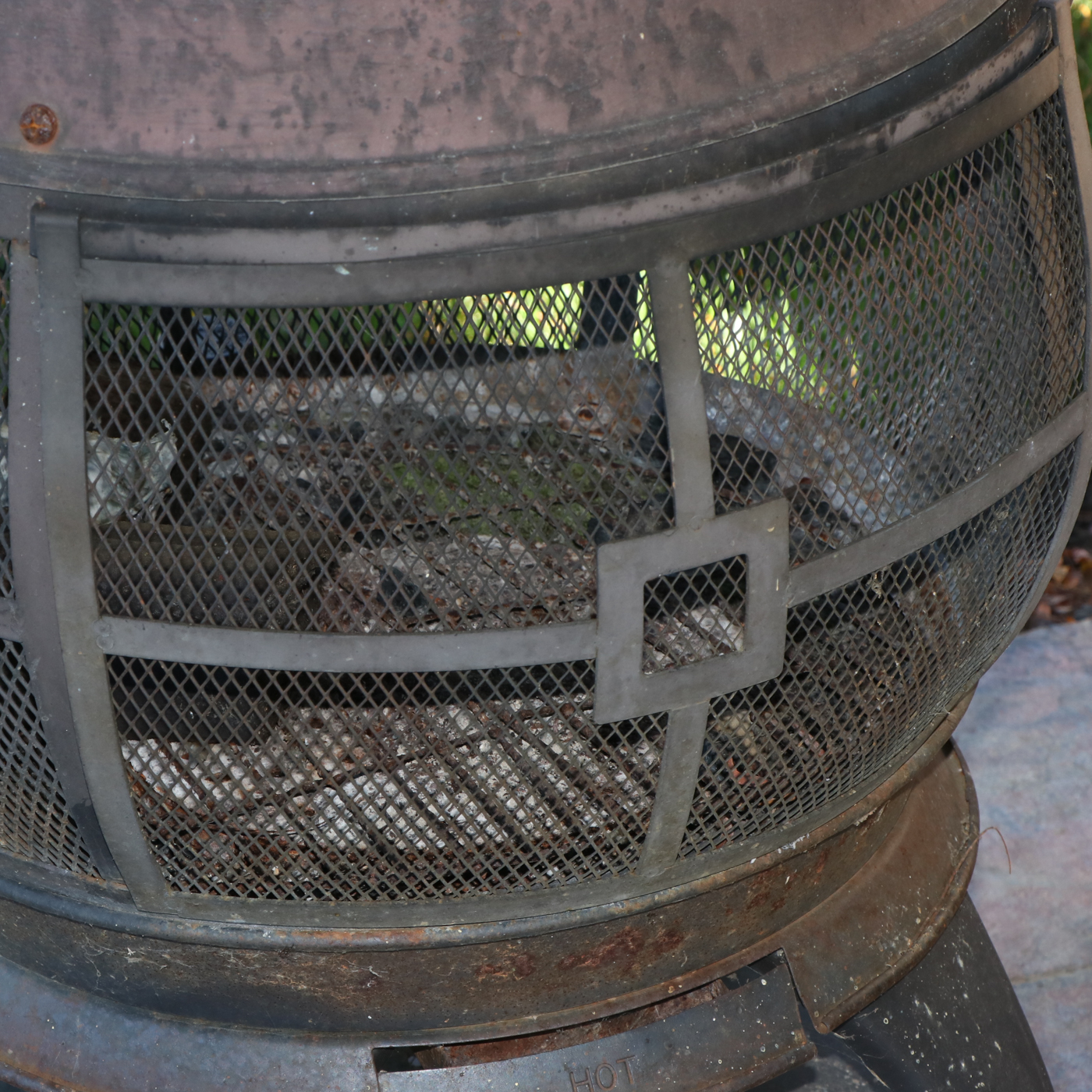 Cast Iron Patio Chiminea Outdoor Fireplace