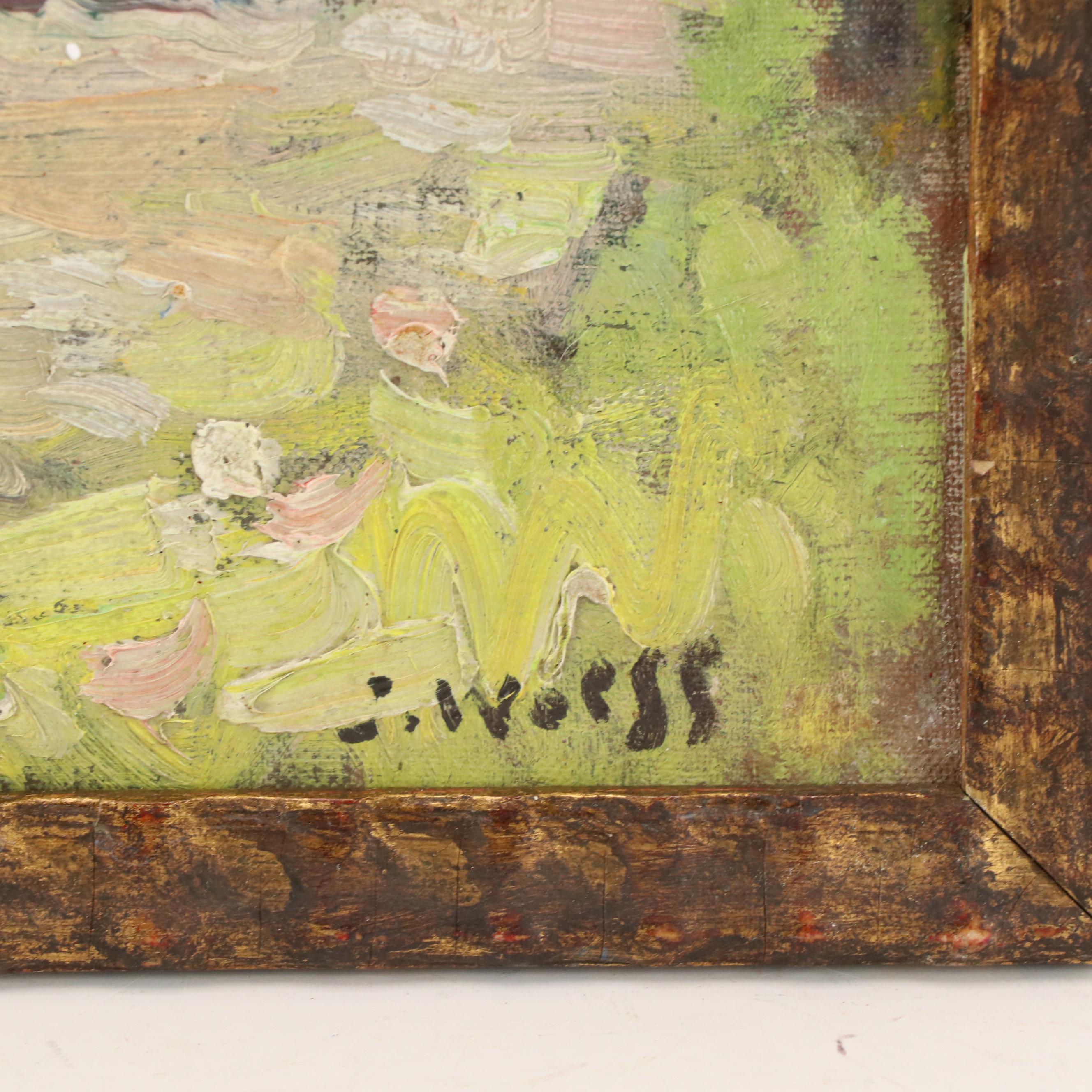 Clara Adriana van der Werff Oil Painting of Countryside Landscape