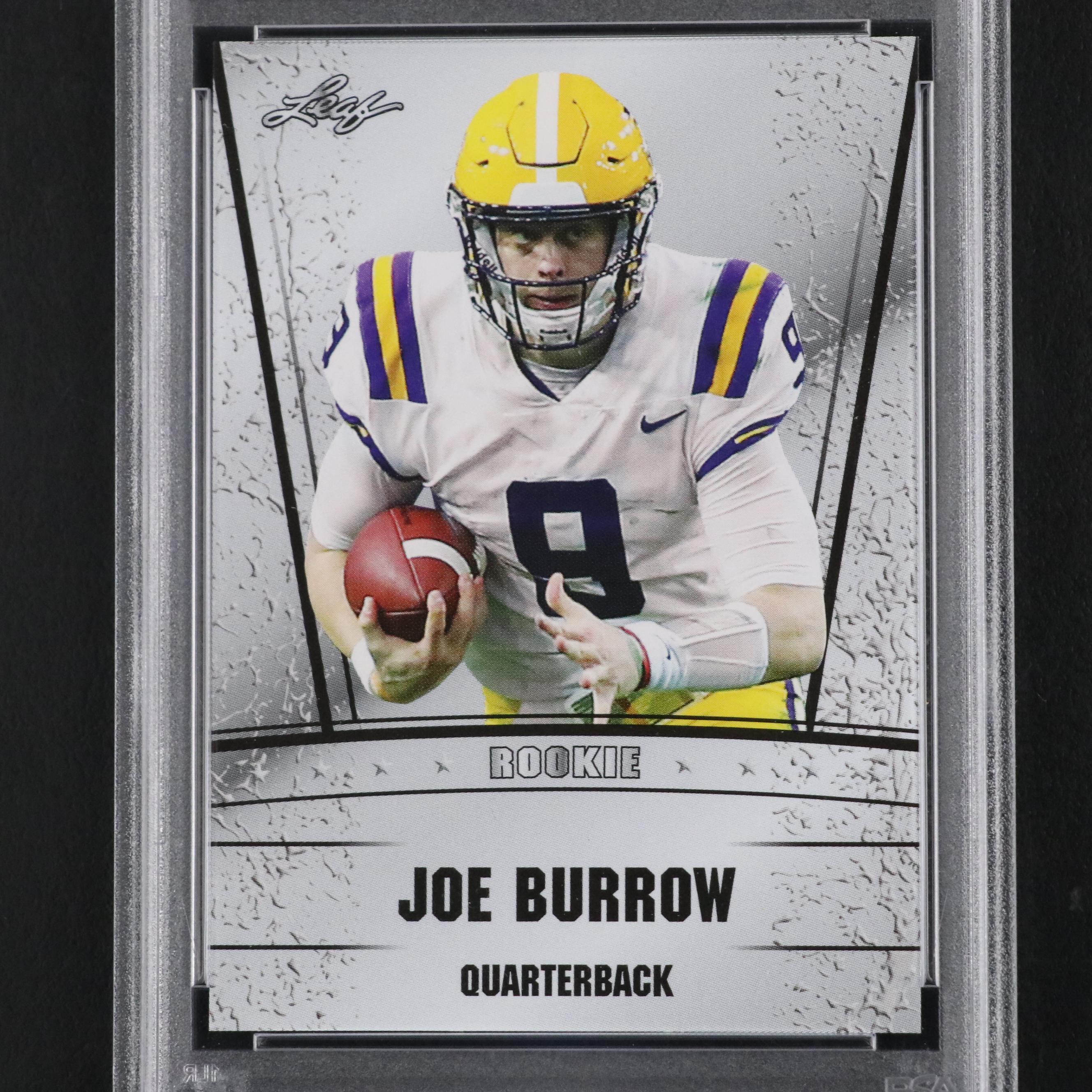 2020 Leaf Special Release Joe Burrow Rookie Silver Card #RS04 Graded PSA 10