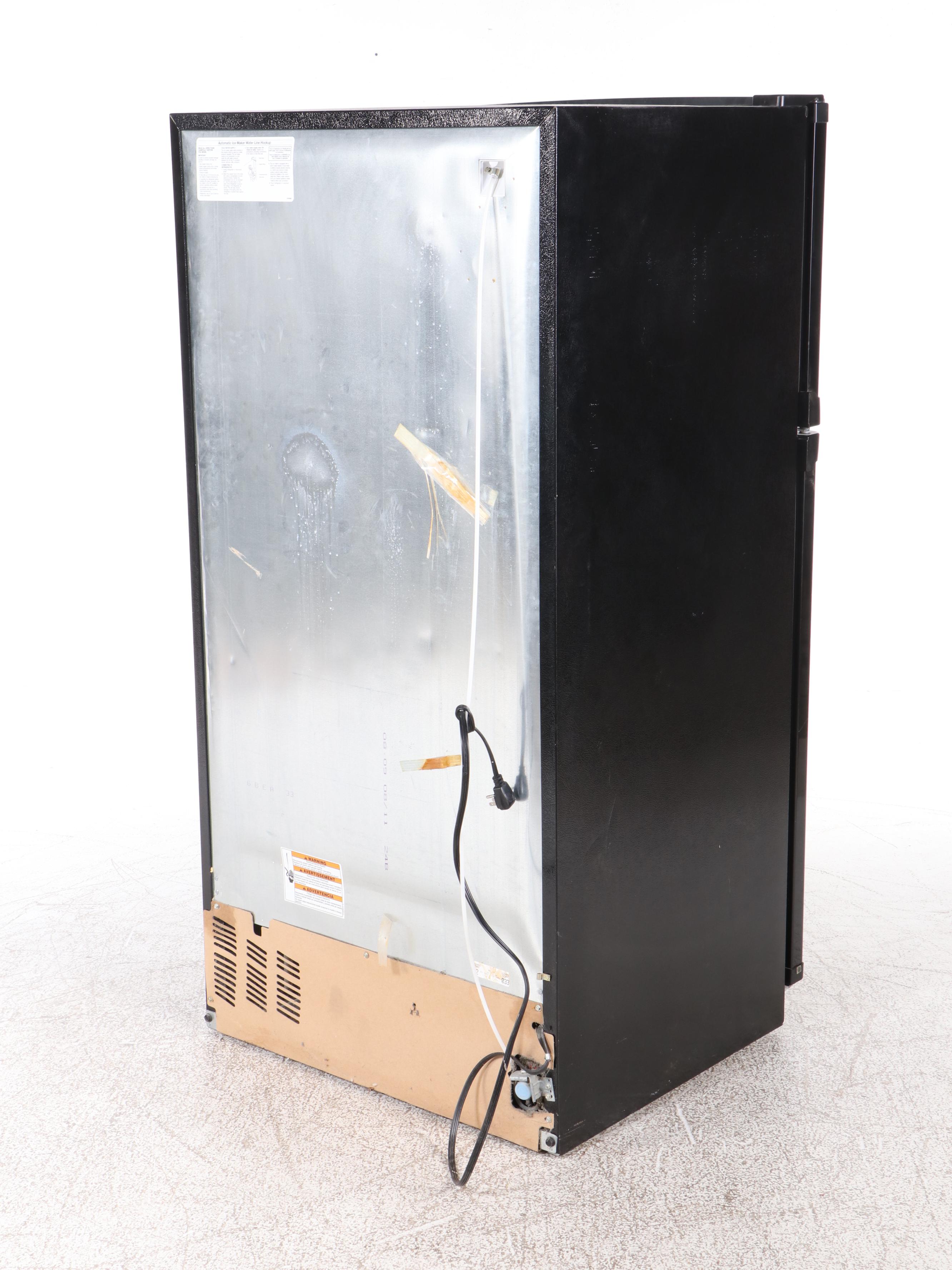 Whirlpool Black Freestanding Top Freezer Refrigerator