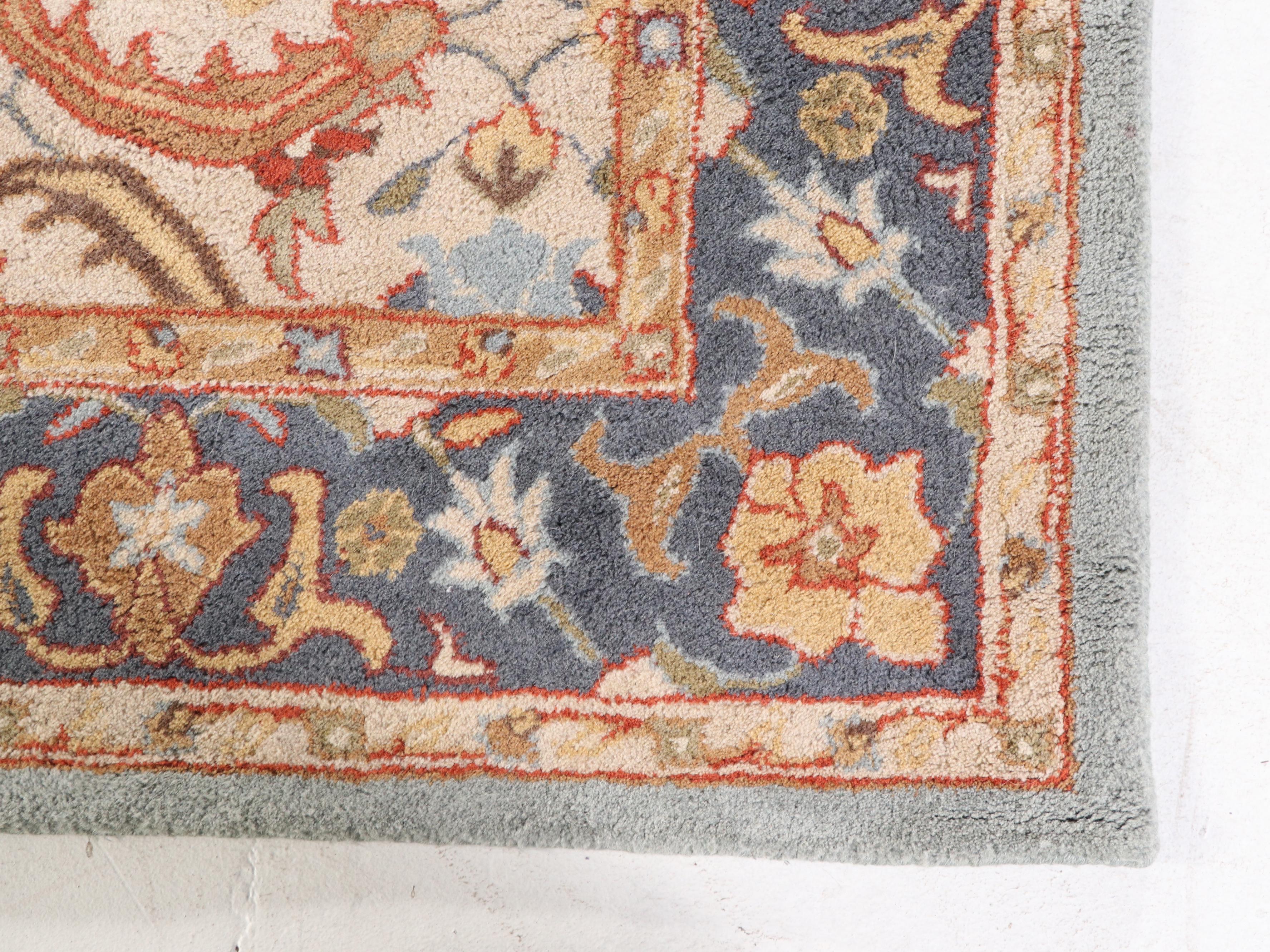 8' x 12' Hand-Tufted Pottery Barn Indo-Persian Style "Eva" Area Rug