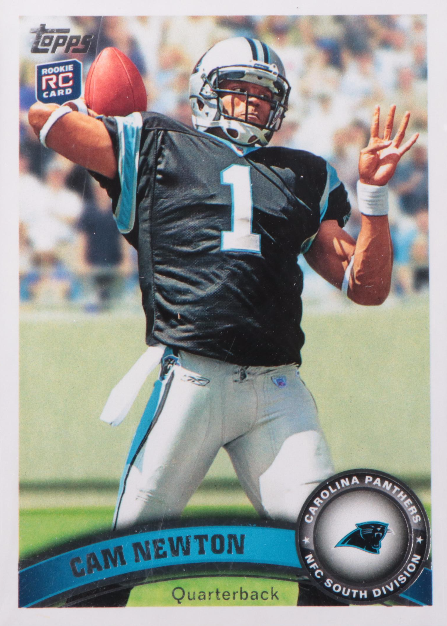 2011 Topps Cam Newton Rookie Card #200A Graded BCCG 10