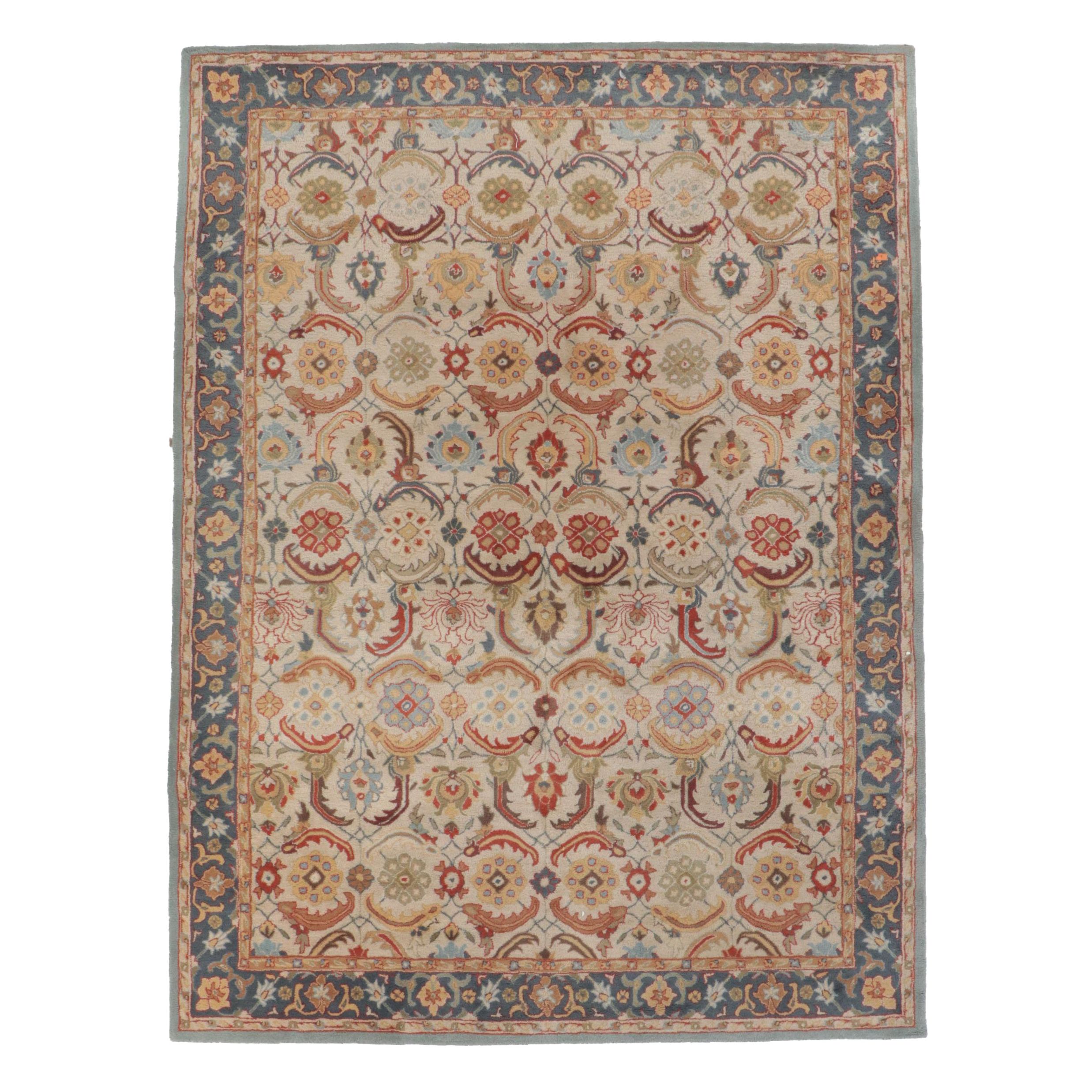 8' x 12' Hand-Tufted Pottery Barn Indo-Persian Style "Eva" Area Rug