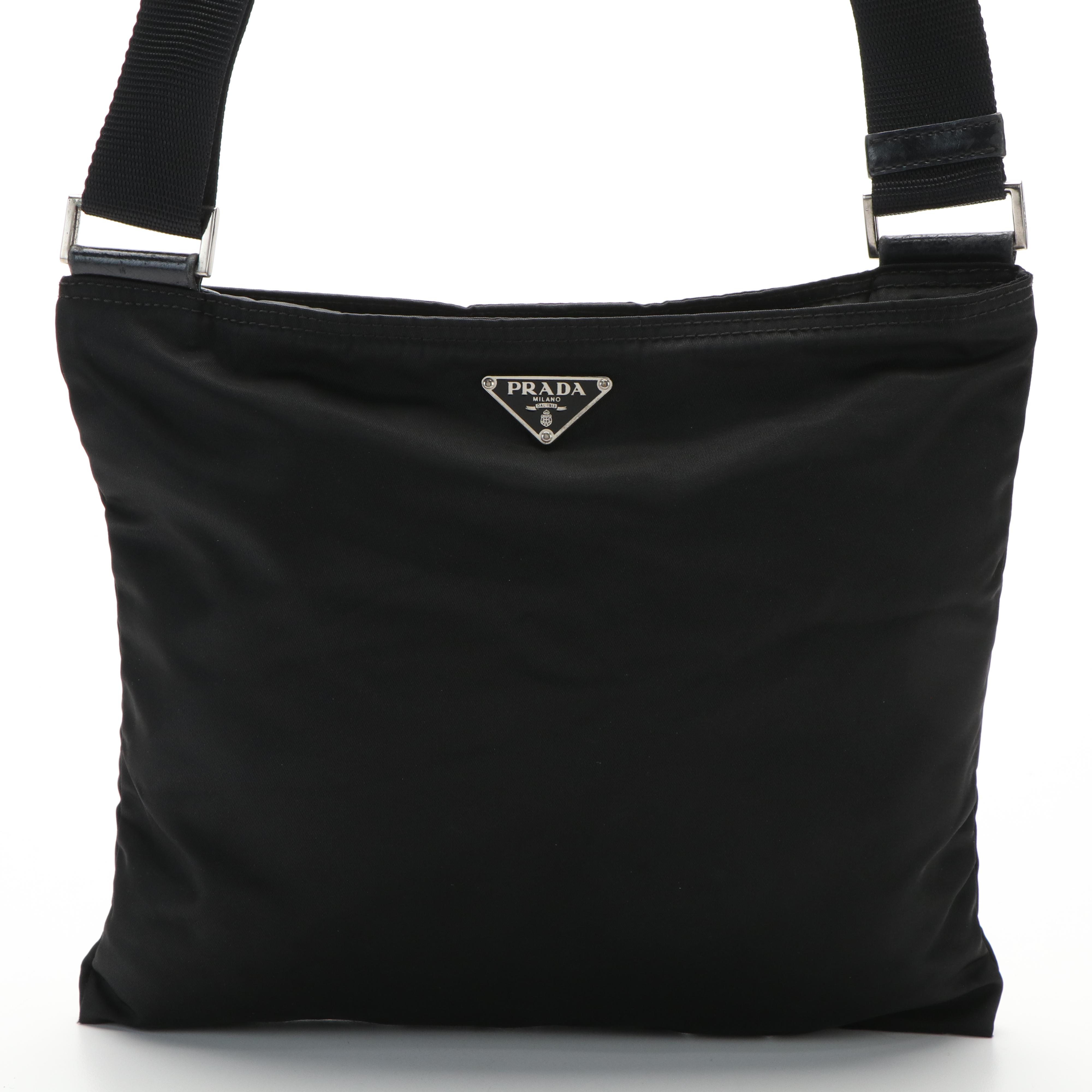 Prada Black Tessuto Nylon Crossbody Bag