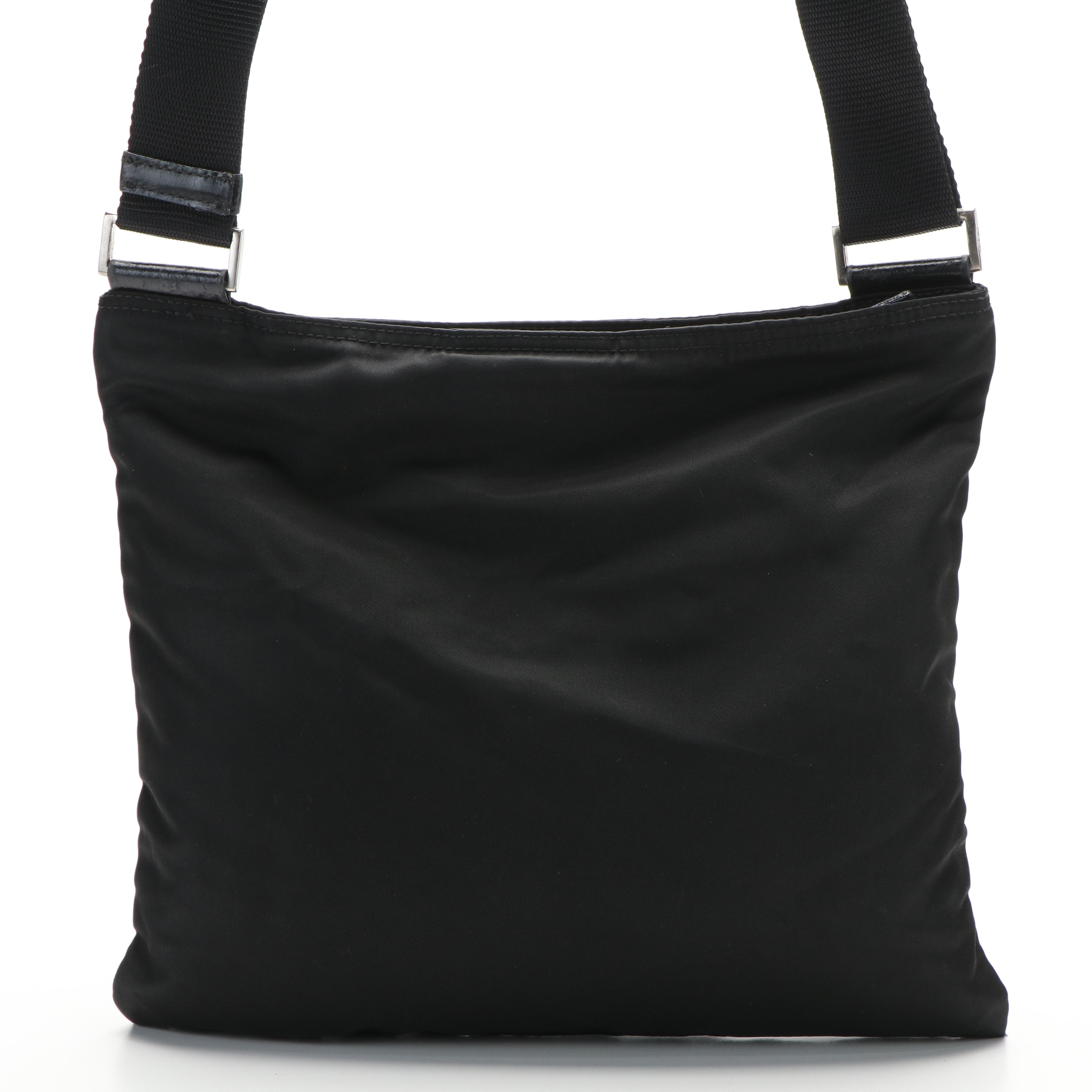 Prada Black Tessuto Nylon Crossbody Bag