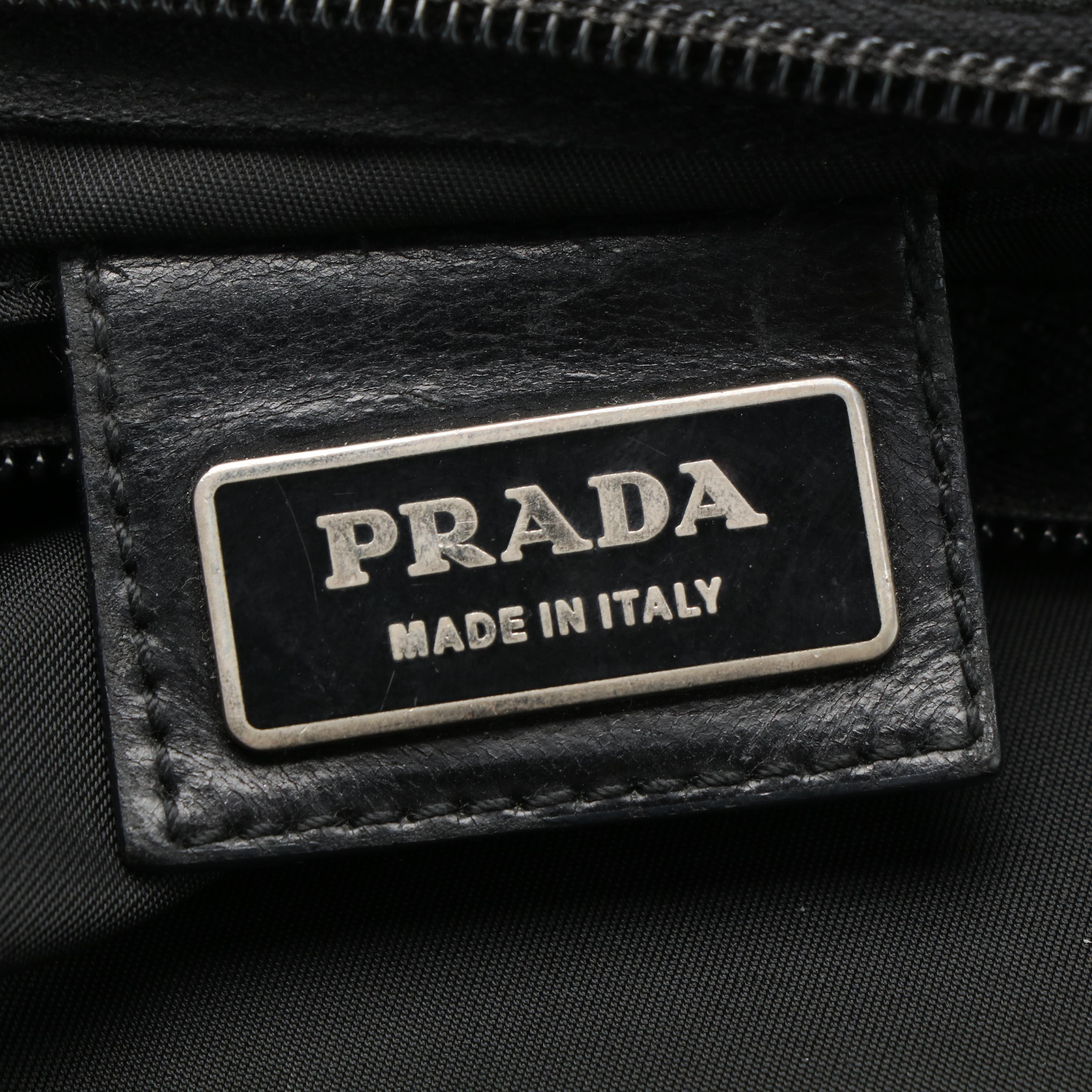 Prada Black Tessuto Nylon Crossbody Bag