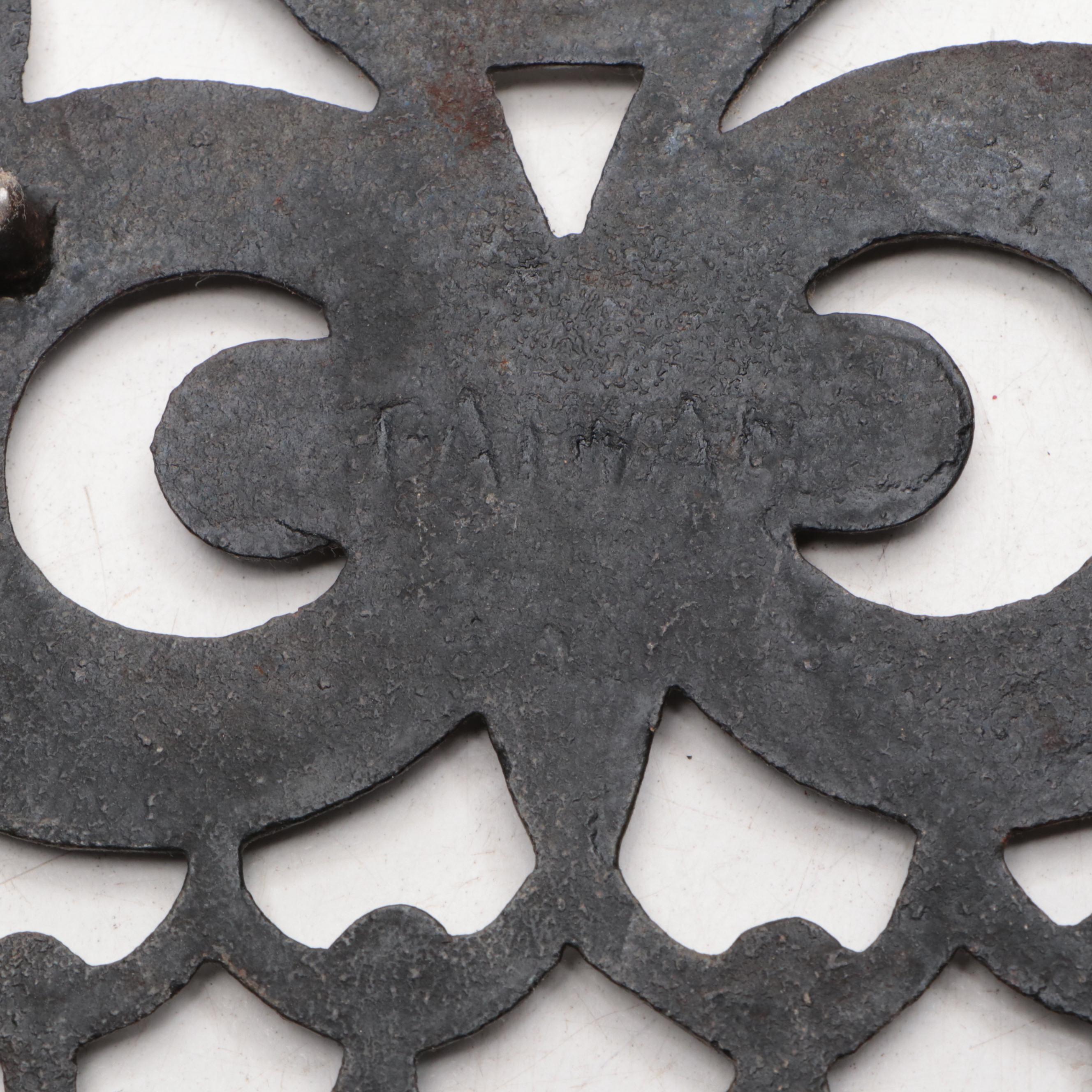Owl-Themed Wall Hangings with Cast Iron Owl Trivets and Ceramic Incense Burner