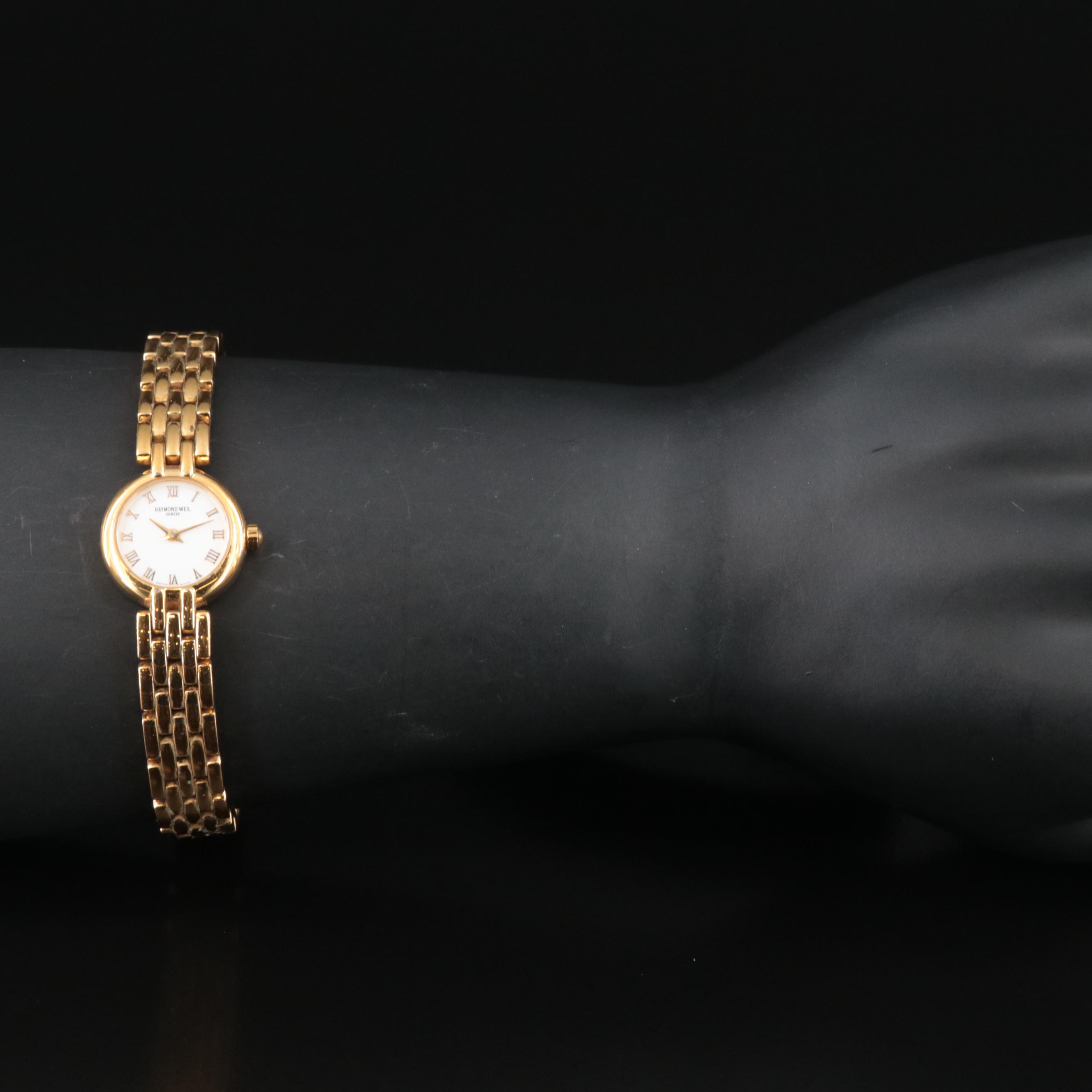 Raymond Weil White Roman Dial Quartz Watch