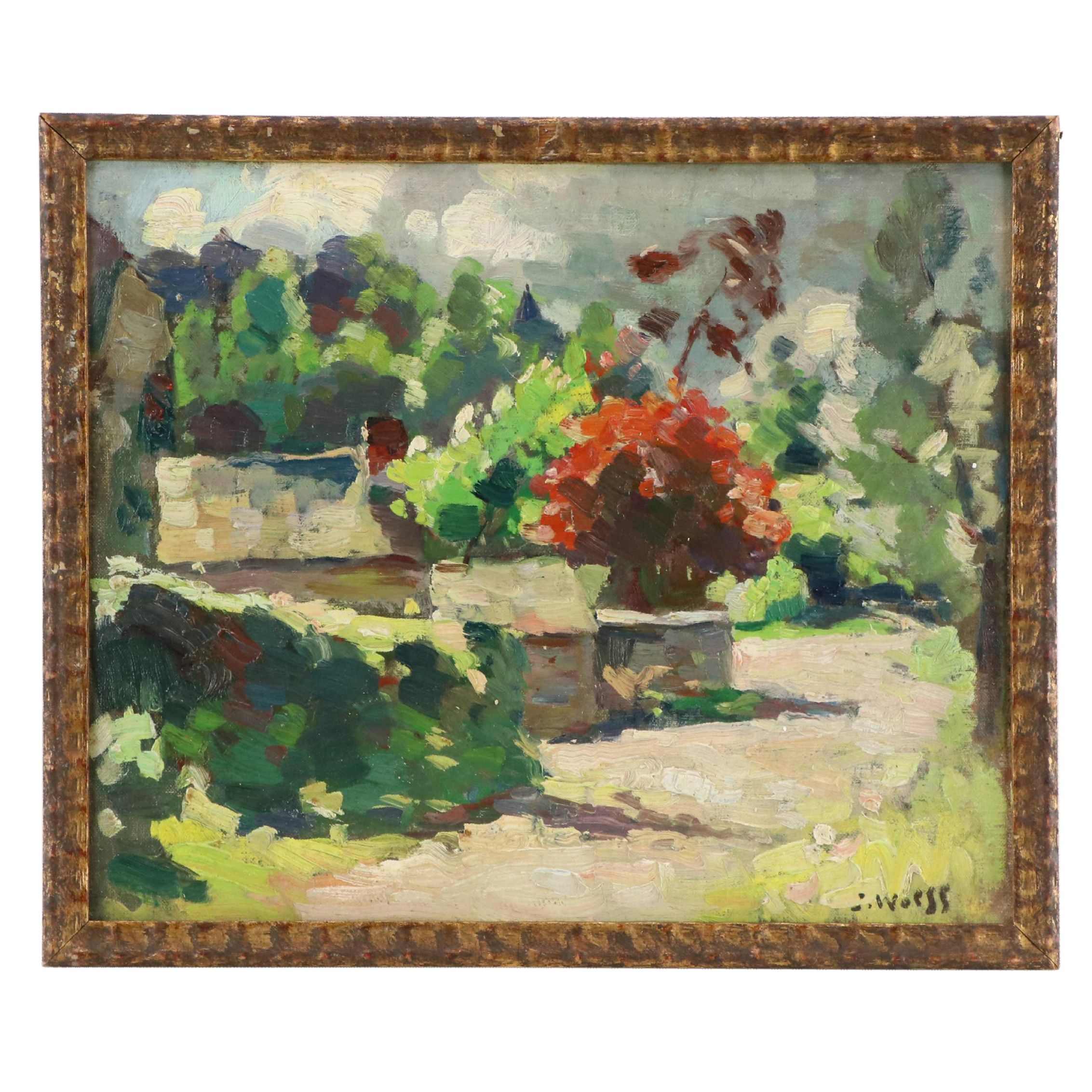 Clara Adriana van der Werff Oil Painting of Countryside Landscape