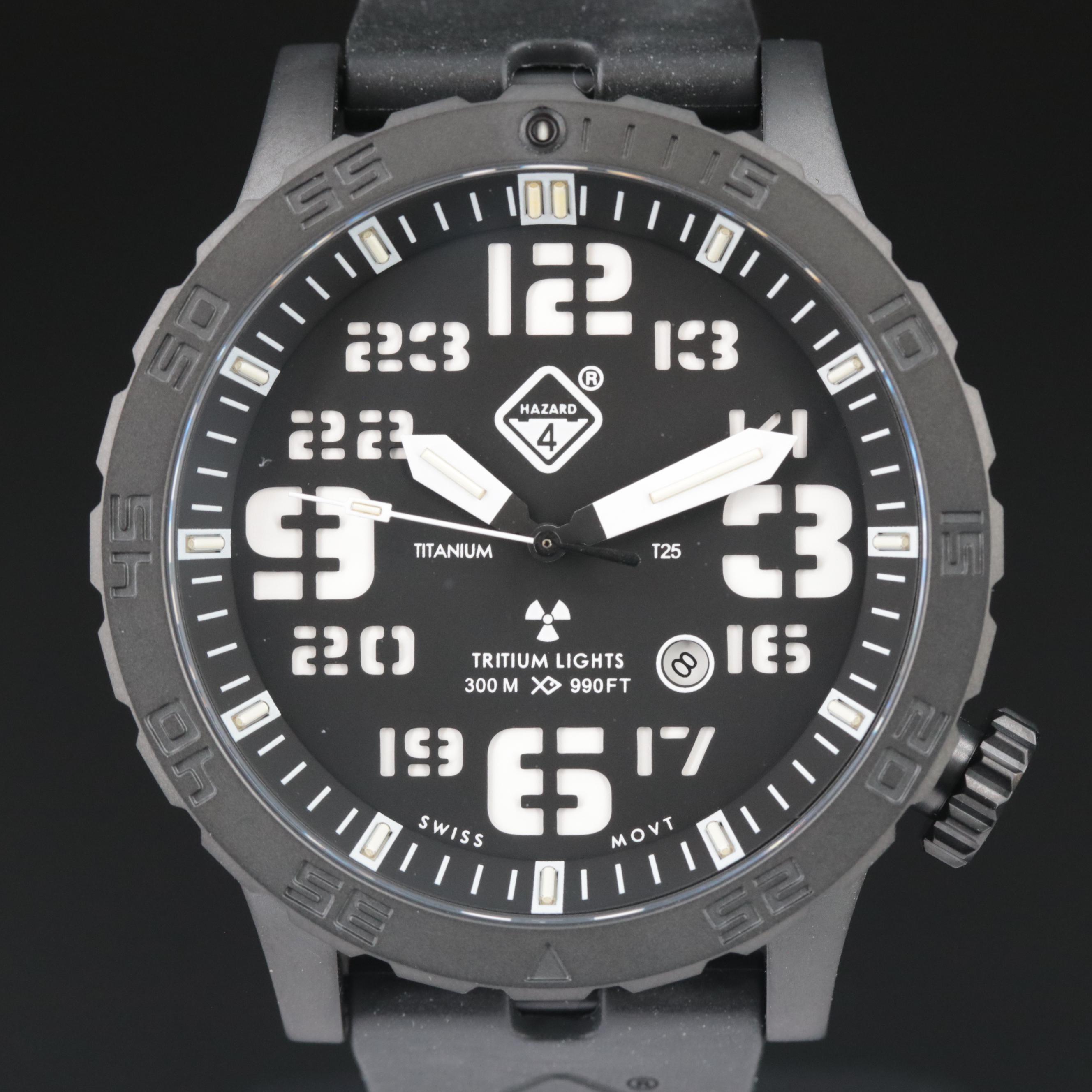 Hazard 4 Heavy Water Diver Tritium Quartz Watch
