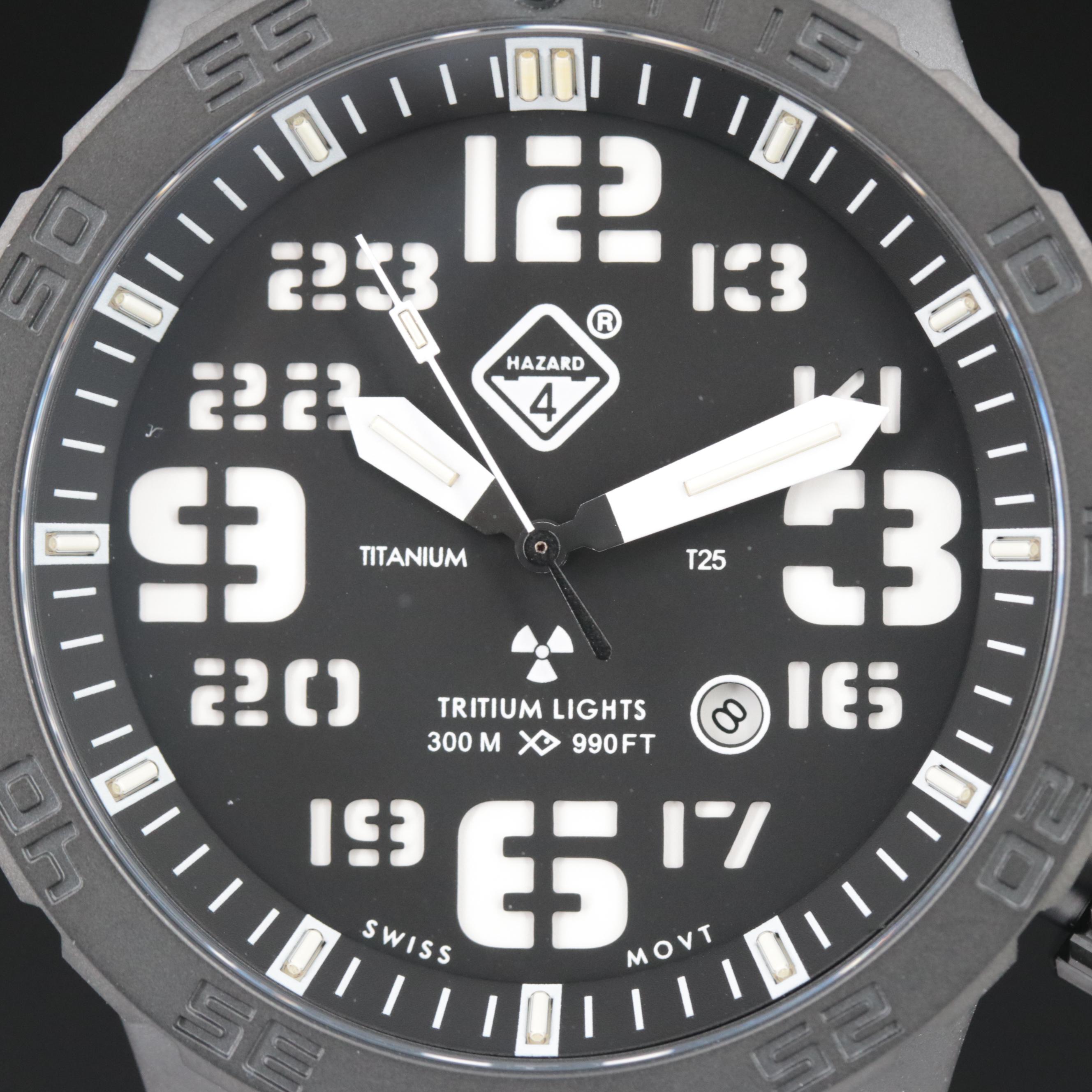 Hazard 4 Heavy Water Diver Tritium Quartz Watch