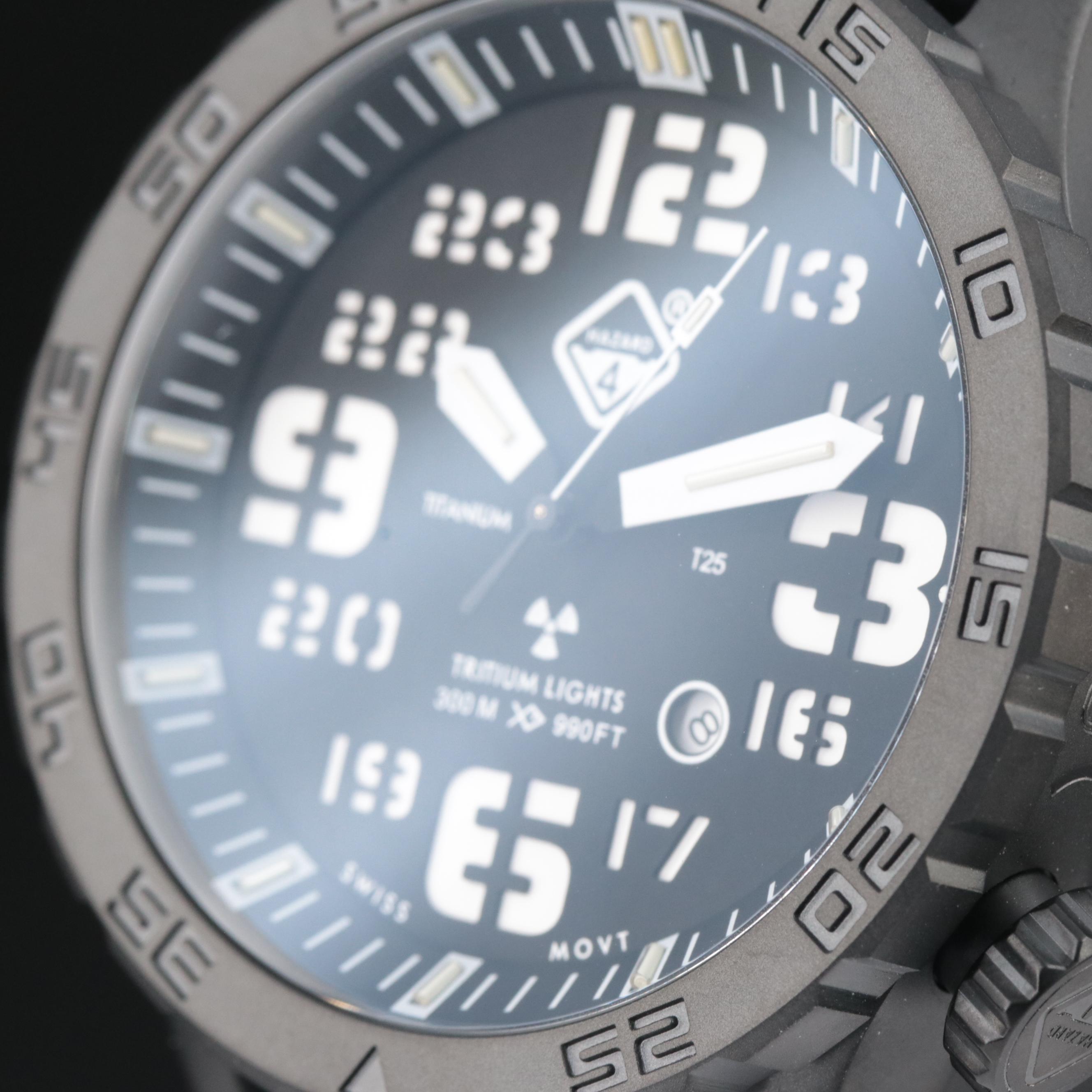 Hazard 4 Heavy Water Diver Tritium Quartz Watch