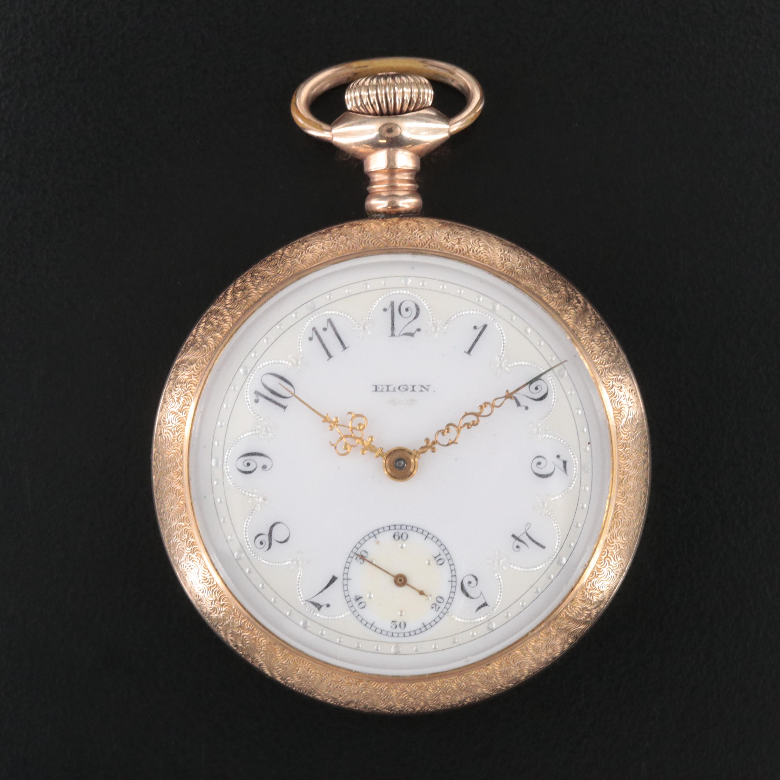 1904 Elgin Gold-Filled Pocket Watch