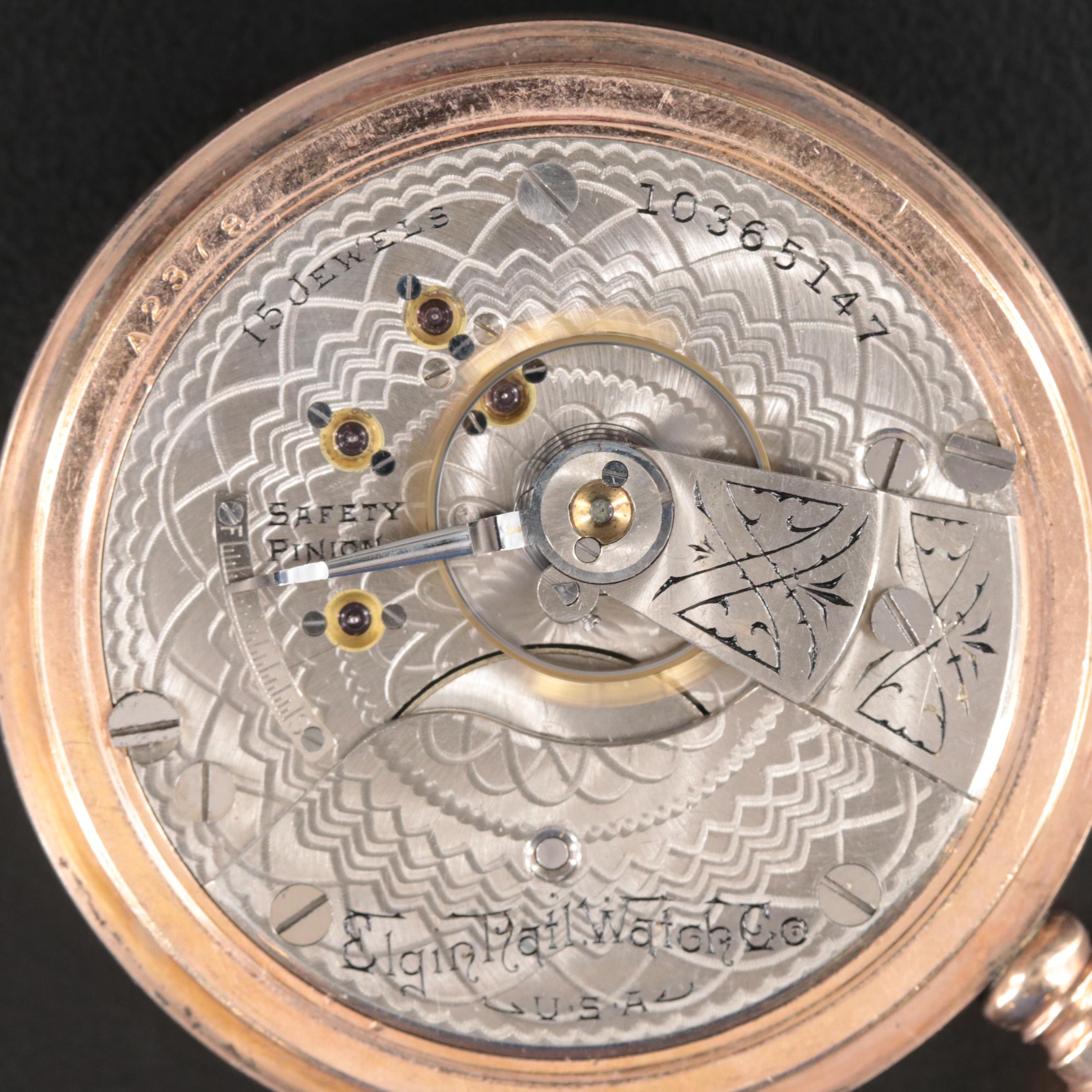 1904 Elgin Gold-Filled Pocket Watch