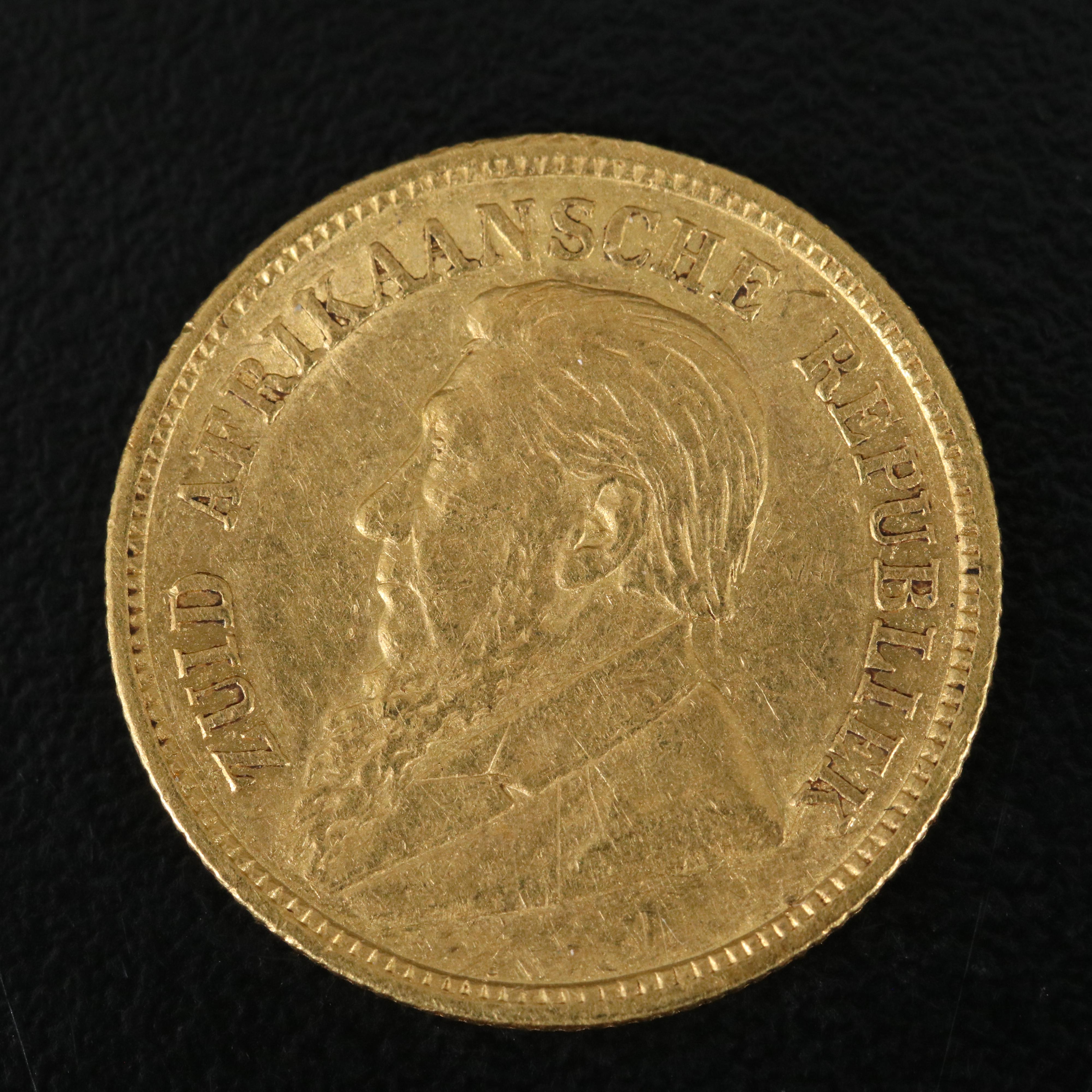 1894 South Africa 1/2 Pond Gold Coin