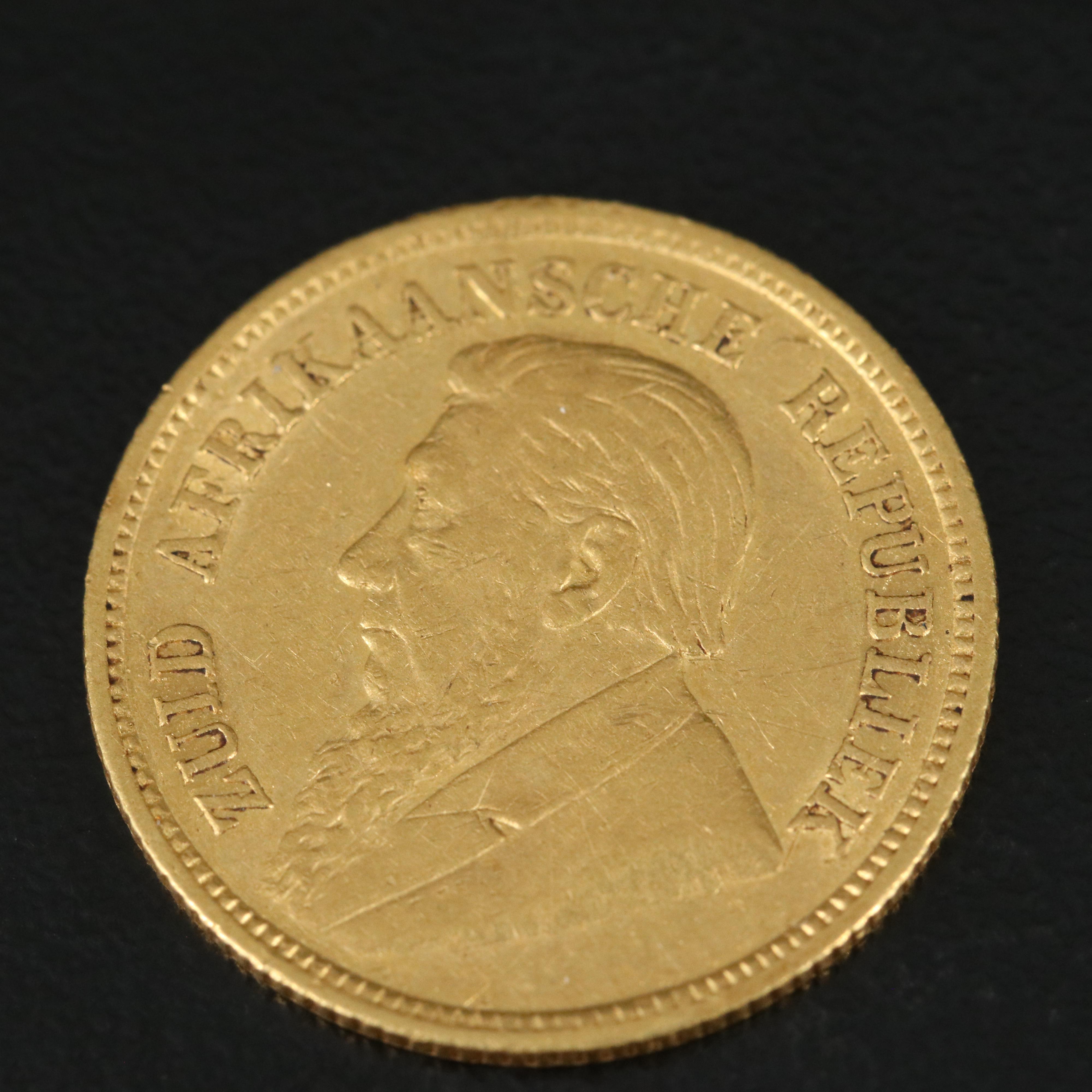 1894 South Africa 1/2 Pond Gold Coin