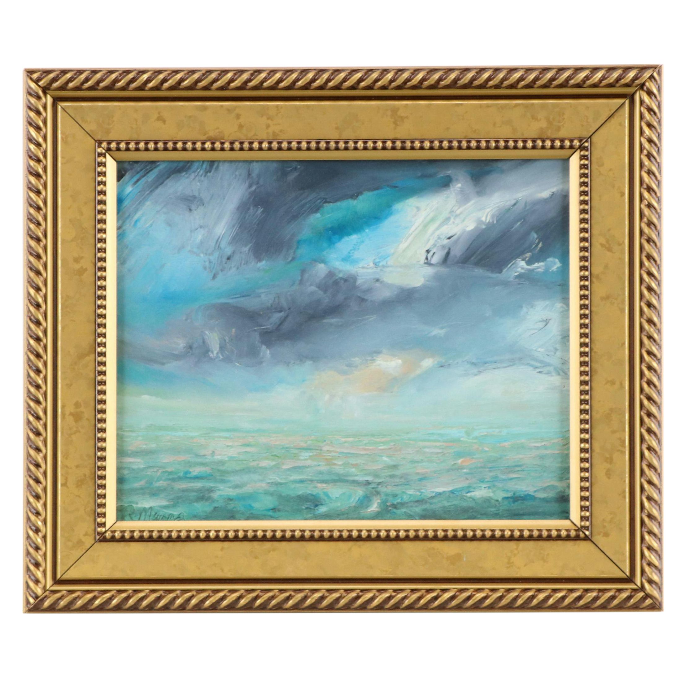 Rebecca Manns Seascape Oil Painting, 2024