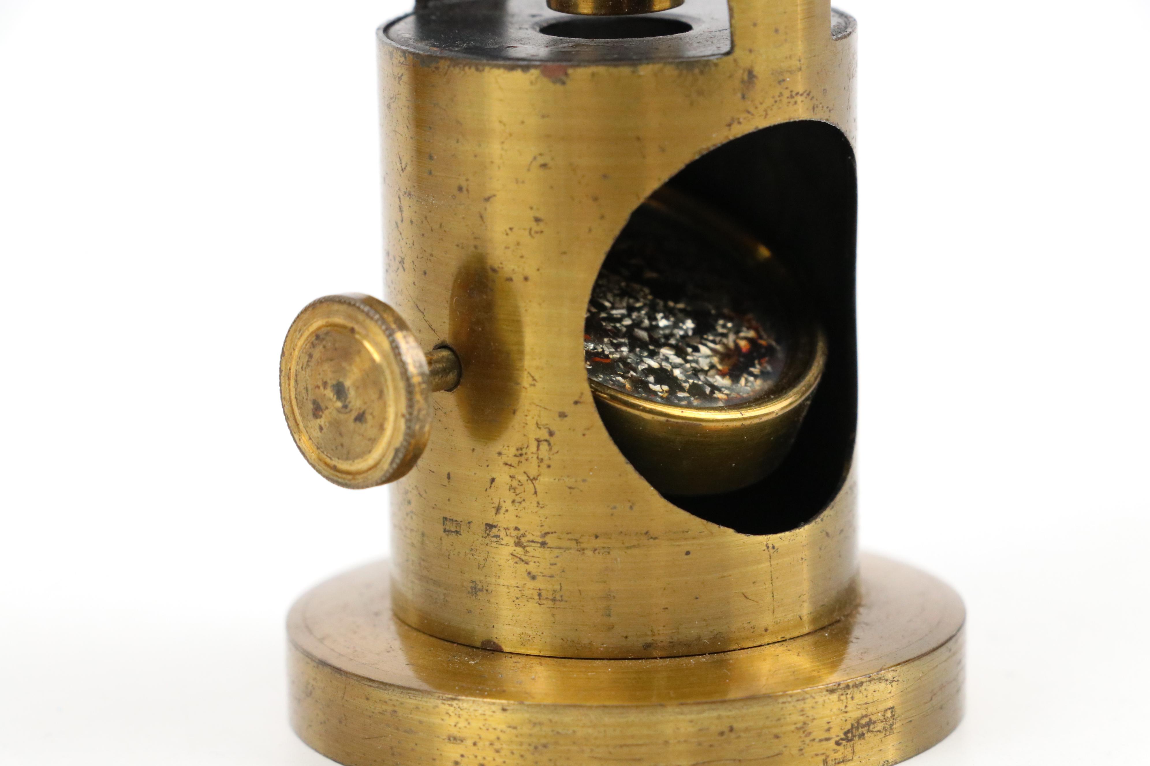 J. & W. E. Archbutt Opticians English Brass Microscope