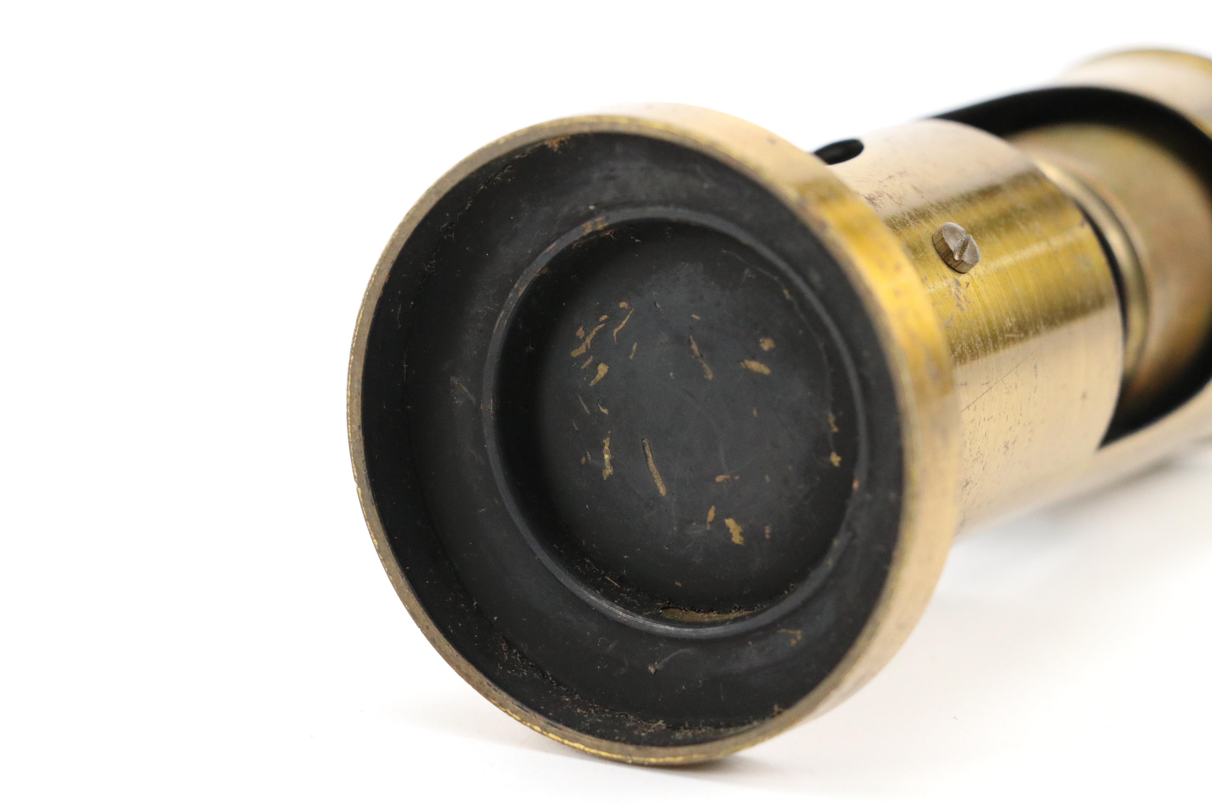 J. & W. E. Archbutt Opticians English Brass Microscope