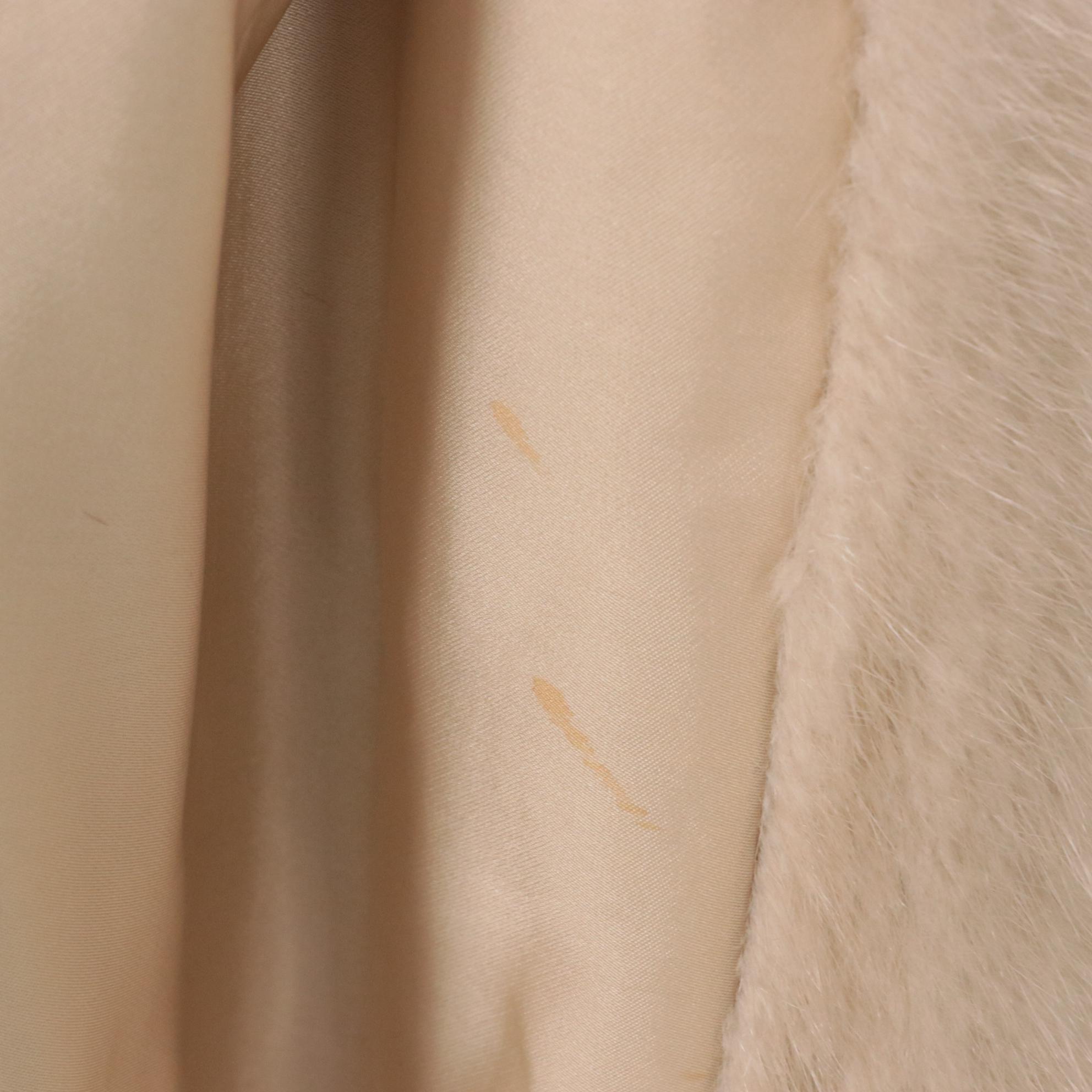 Platinum Mink Fur Stroller Coat from Fettner-Friedman Furs