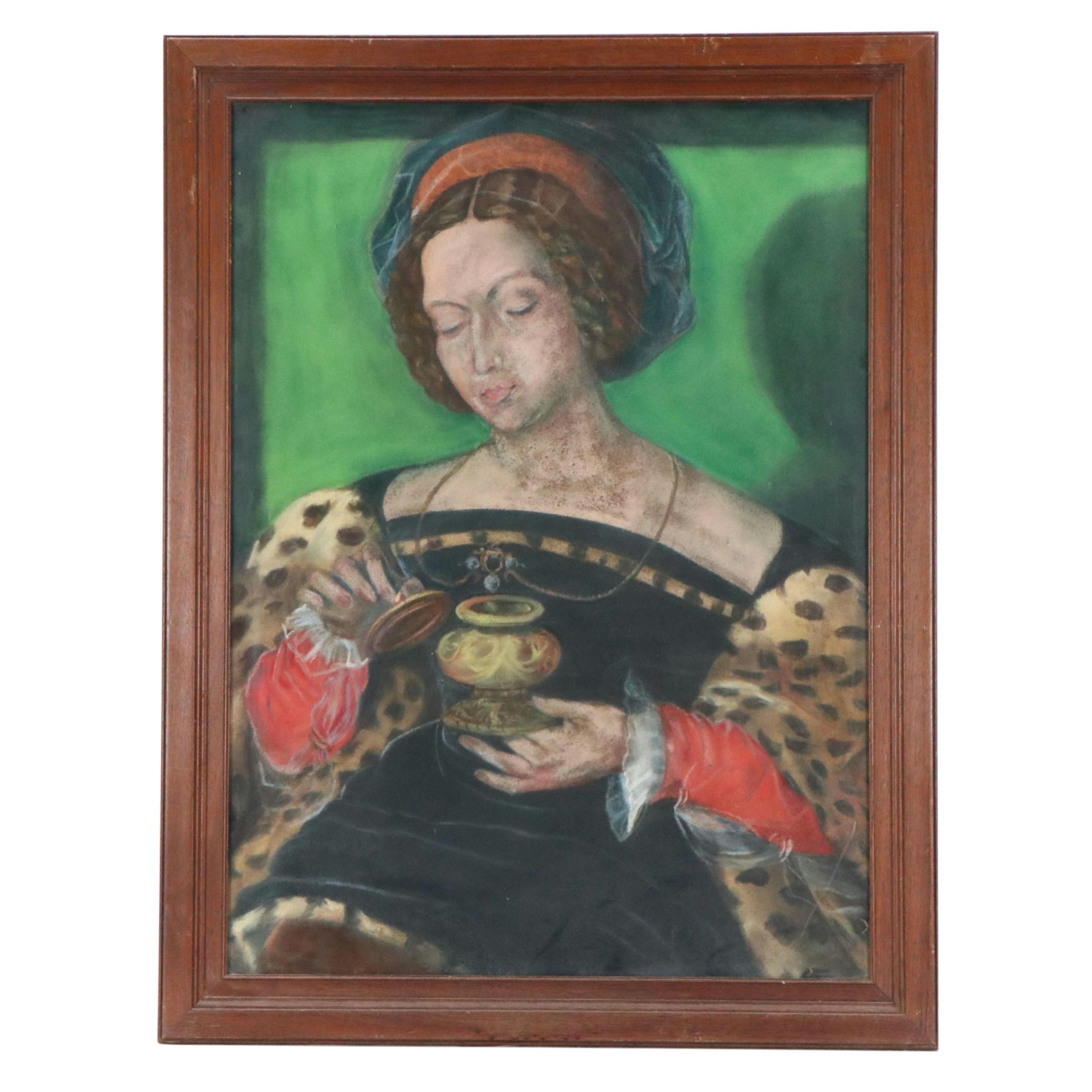 Pastel Drawing of Mary Magdalene