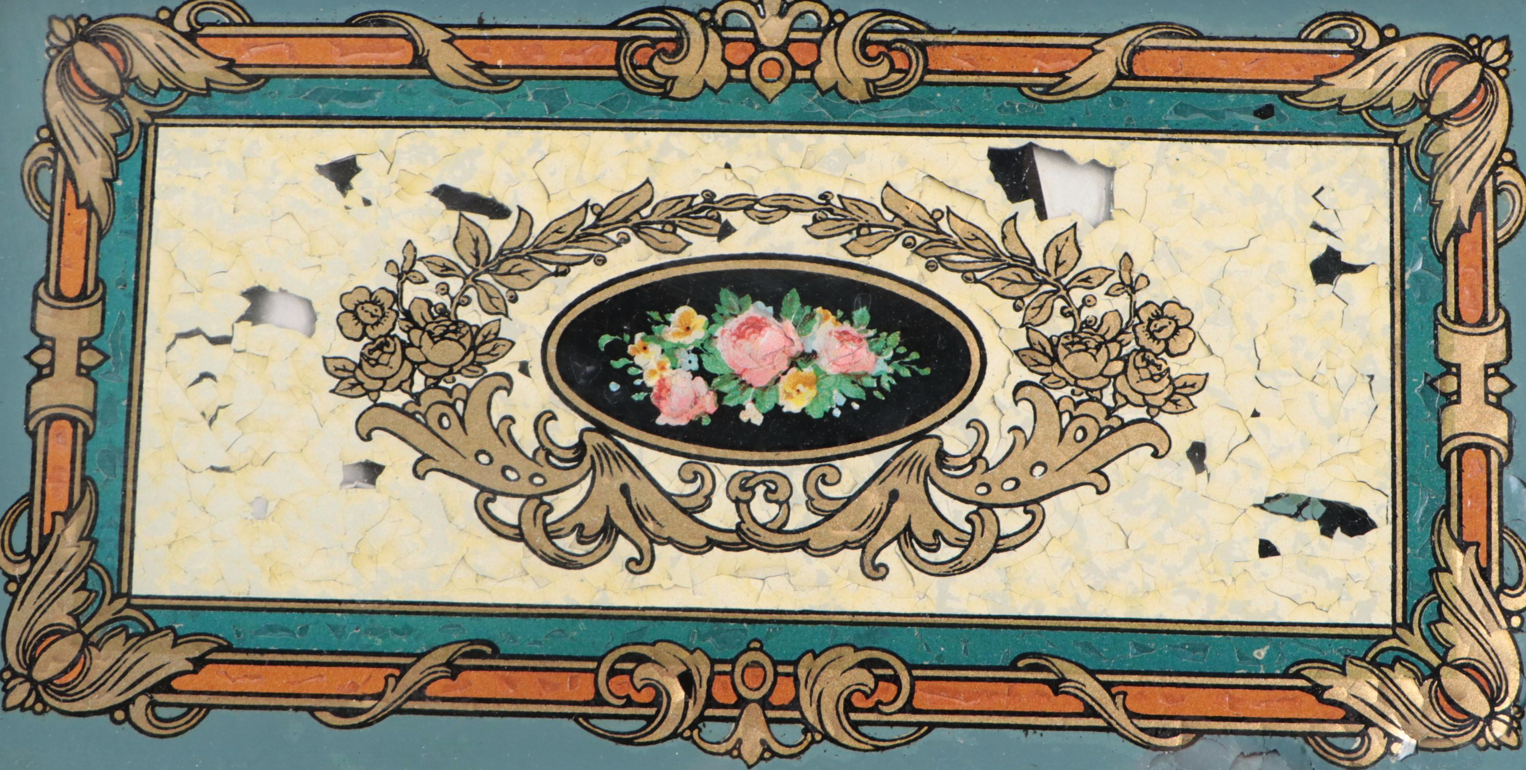 Seth Thomas Wooden and Reverse Painted Glass Banjo Clock, Early 20th Century