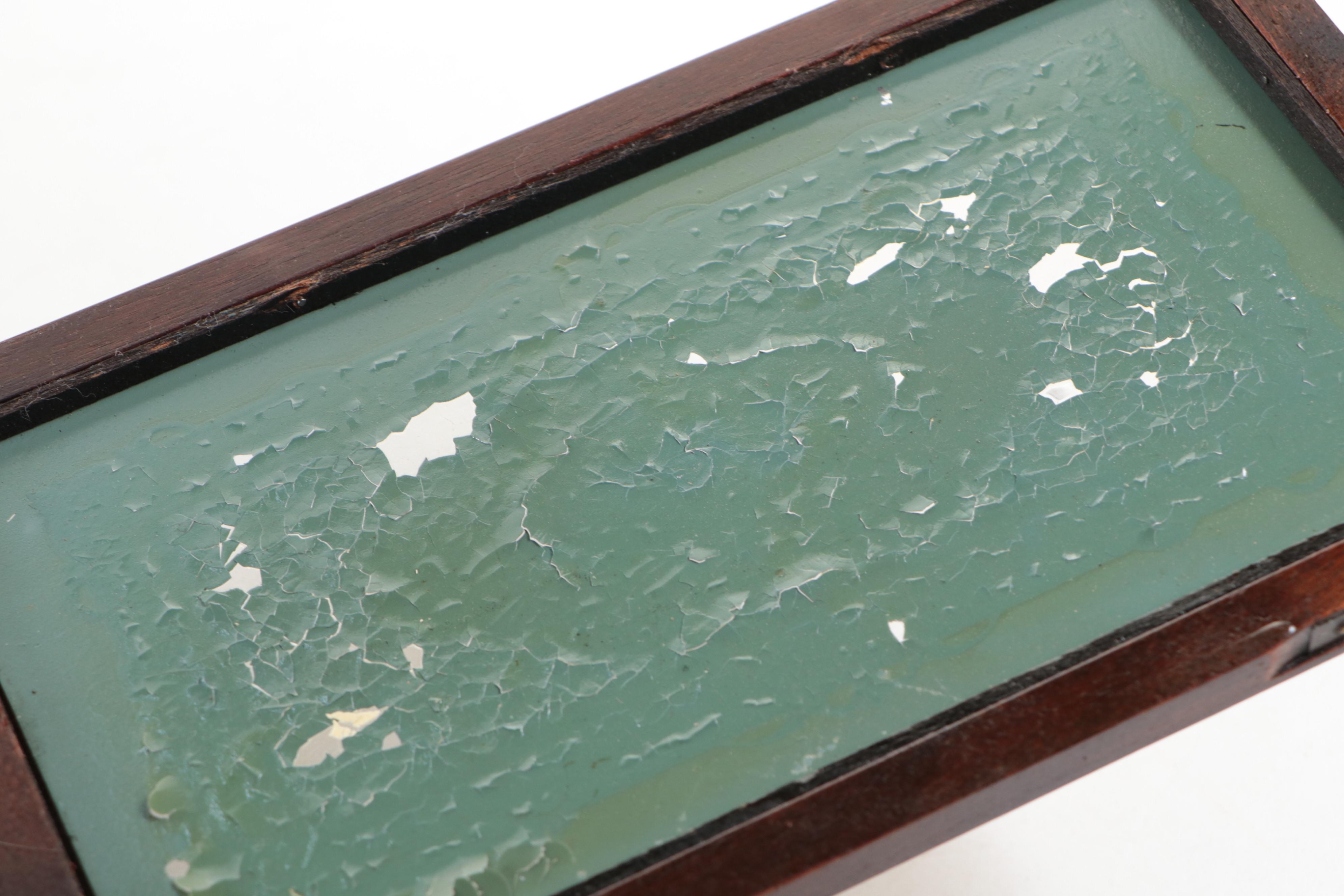 Seth Thomas Wooden and Reverse Painted Glass Banjo Clock, Early 20th Century