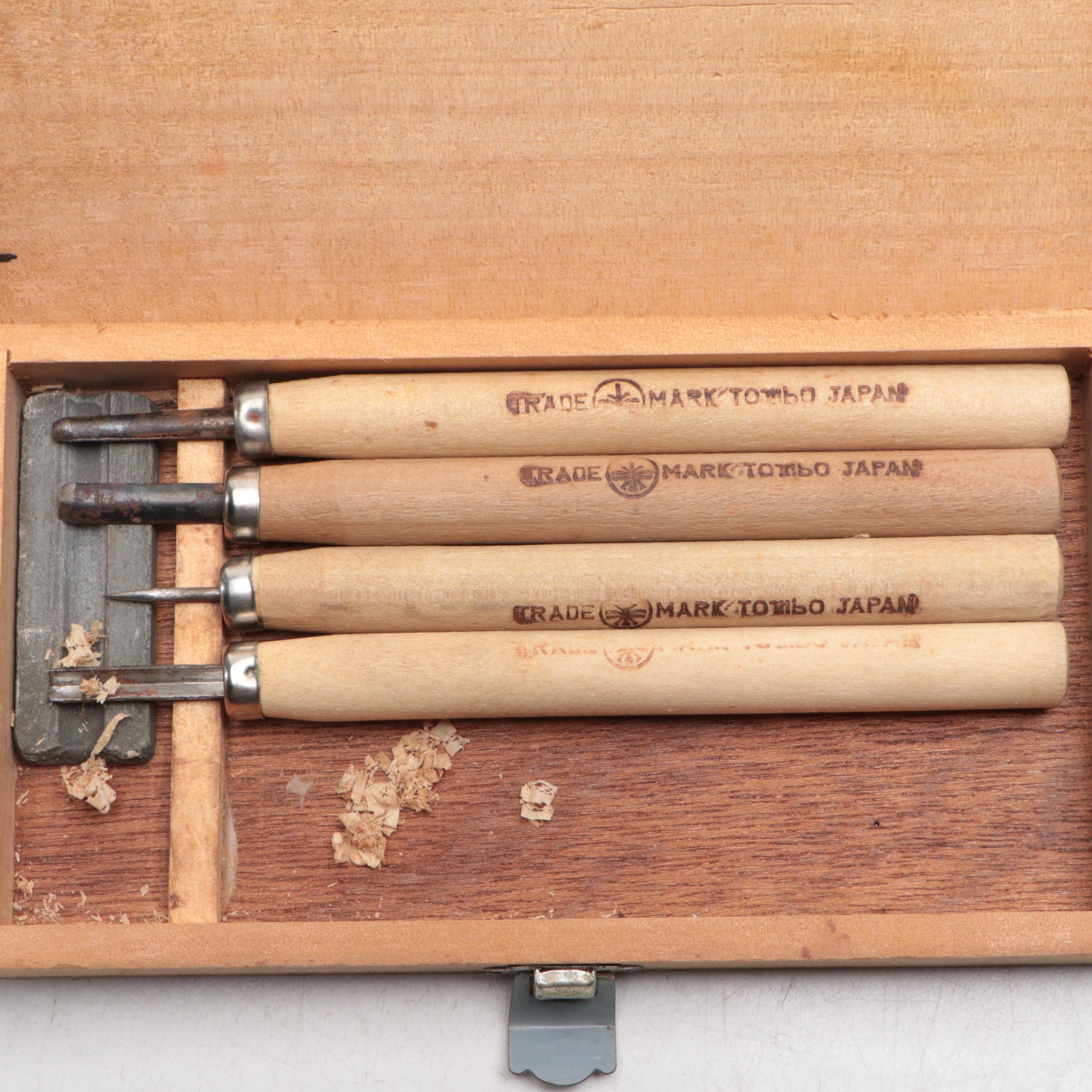 Hinomaru Tombo Wood Handle Wood Carving Tools and More