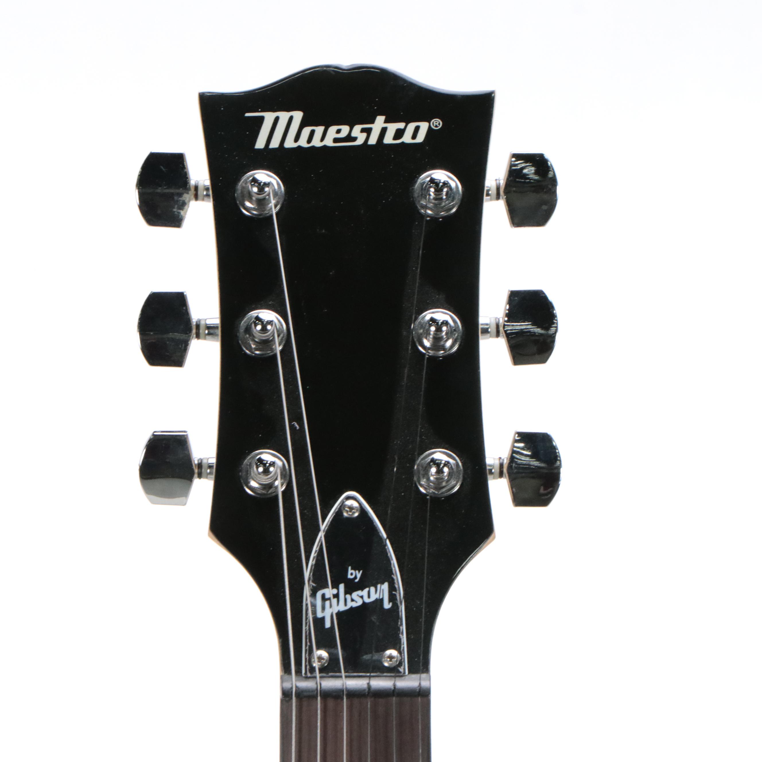Maestro by Gibson Les Paul Style Right-Handed Electric Guitar