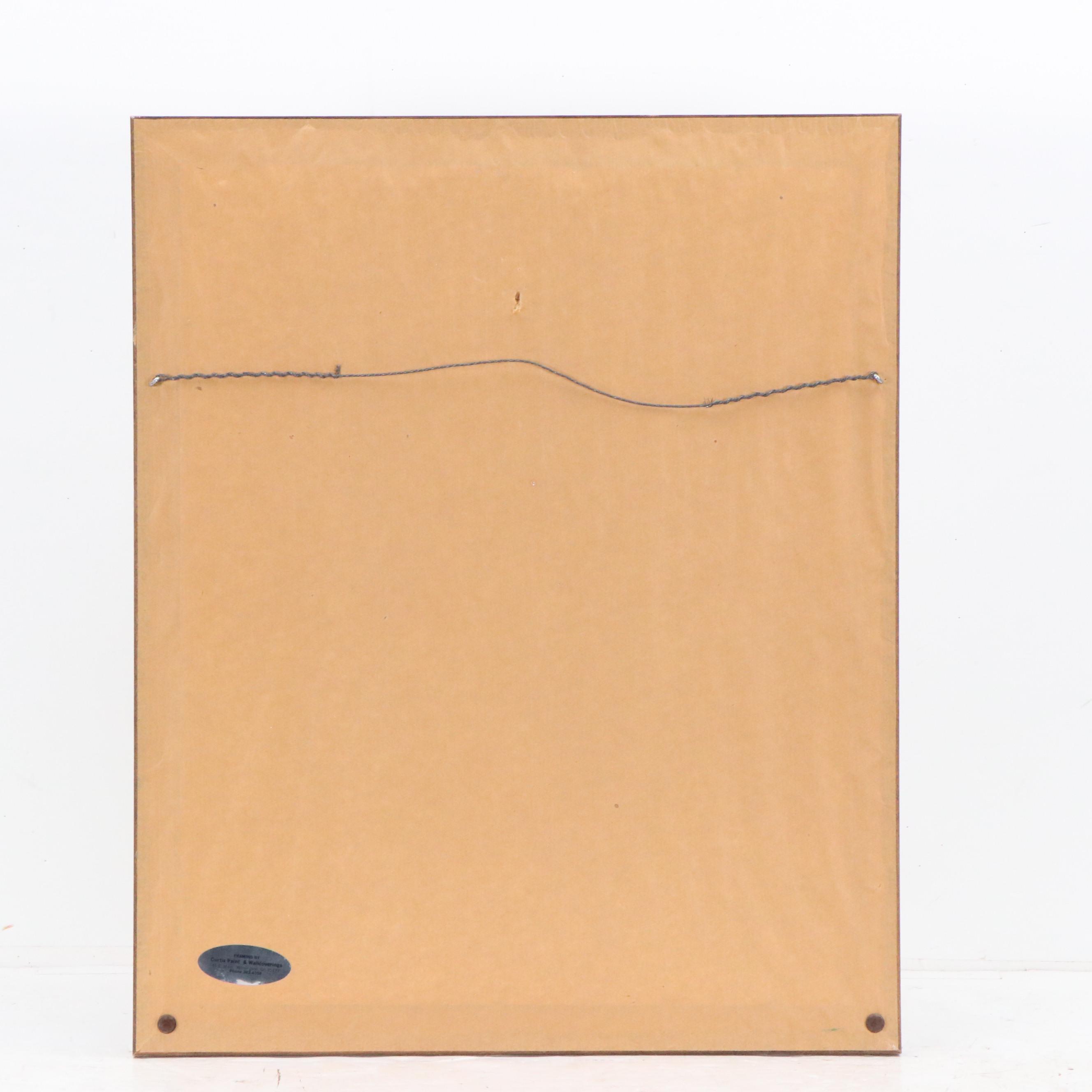 John A. Ruthven Offset Lithograph "Clear Water