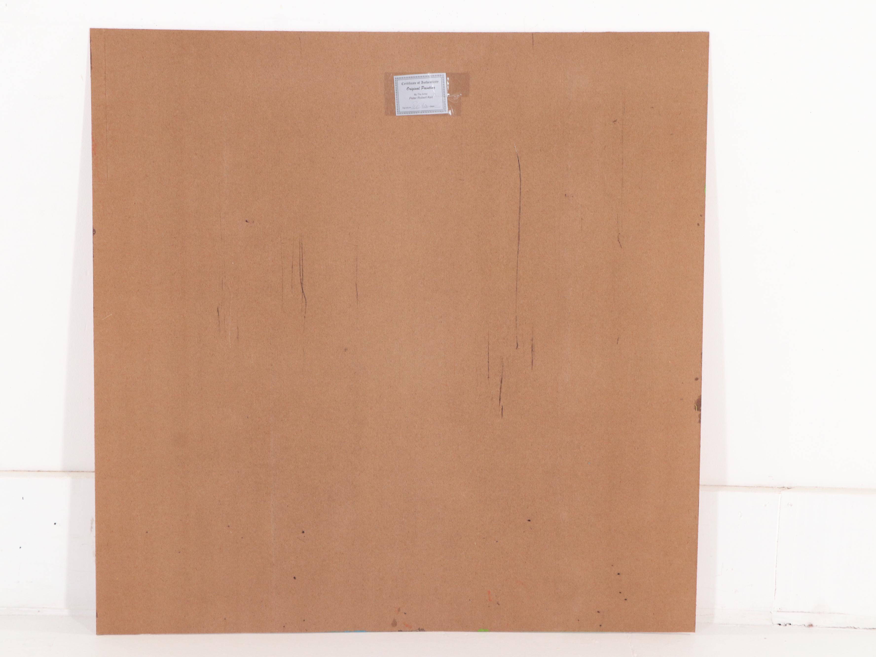 Peter Keil Abstract Portrait Acrylic Painting