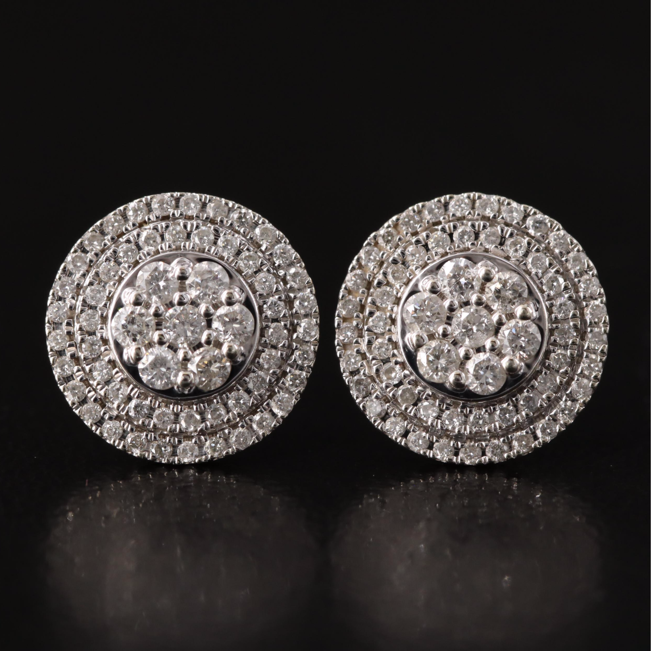 10K 0.93 CTW Diamond Earrings