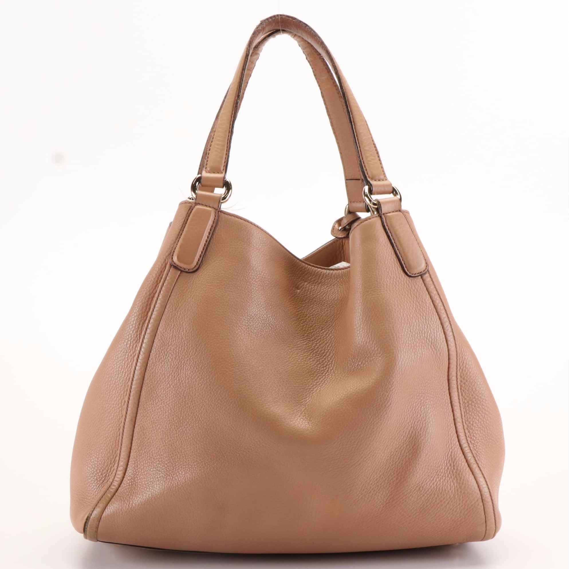 Gucci Soho GG Pebbled  Leather Tote Bag