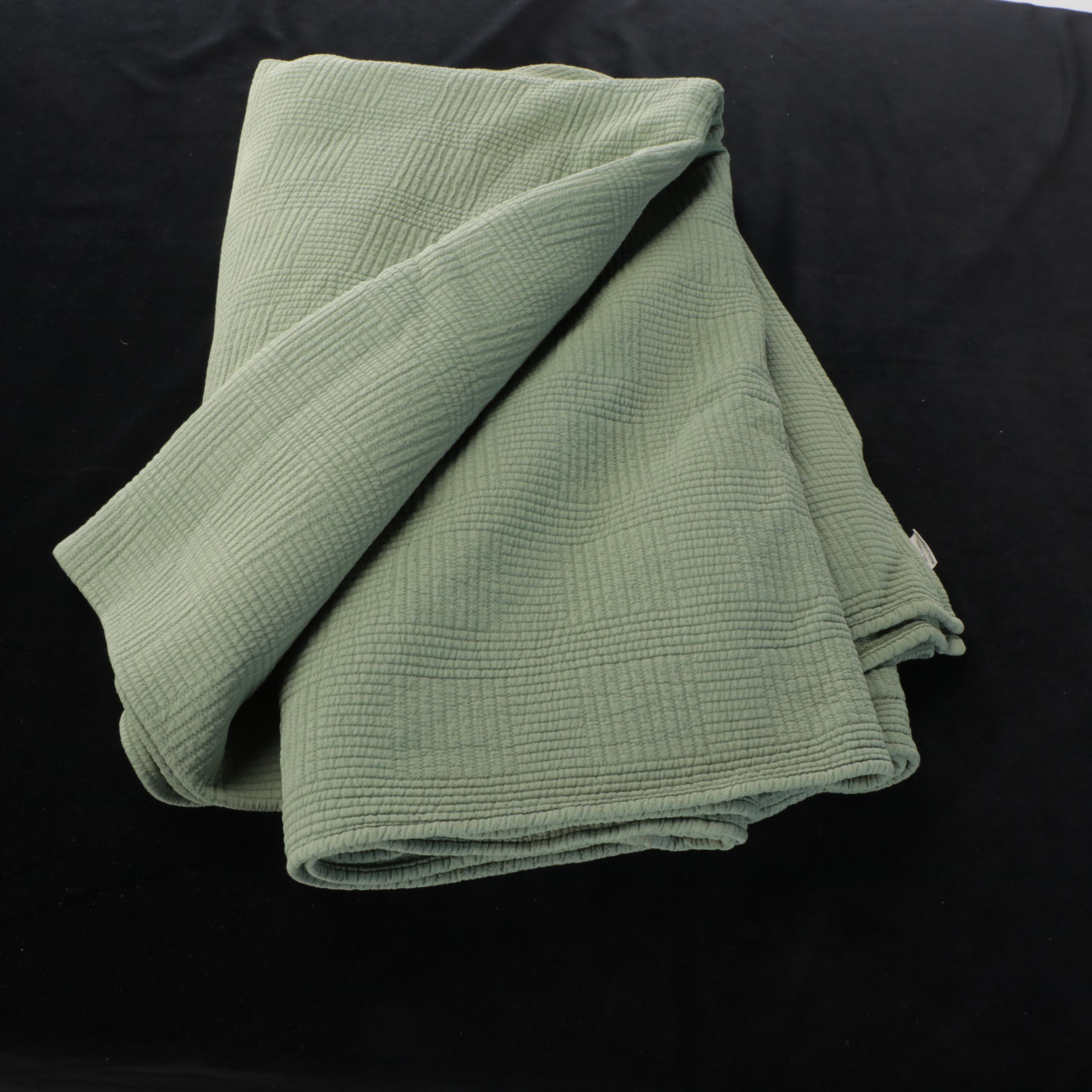 L.L.Bean Queen Size Cotton Bedspread, and More Twin Size Bedding