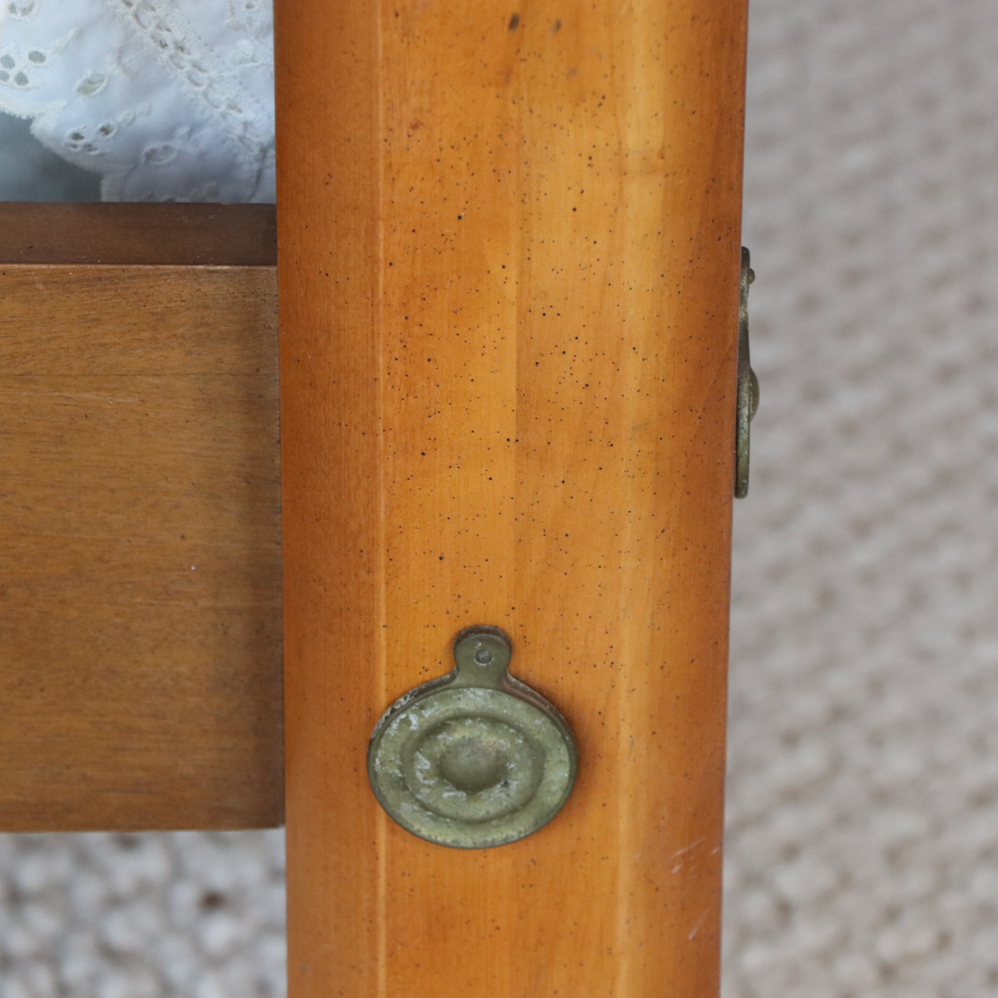 Carved Wood Barley Twist King Size Canopy Bed