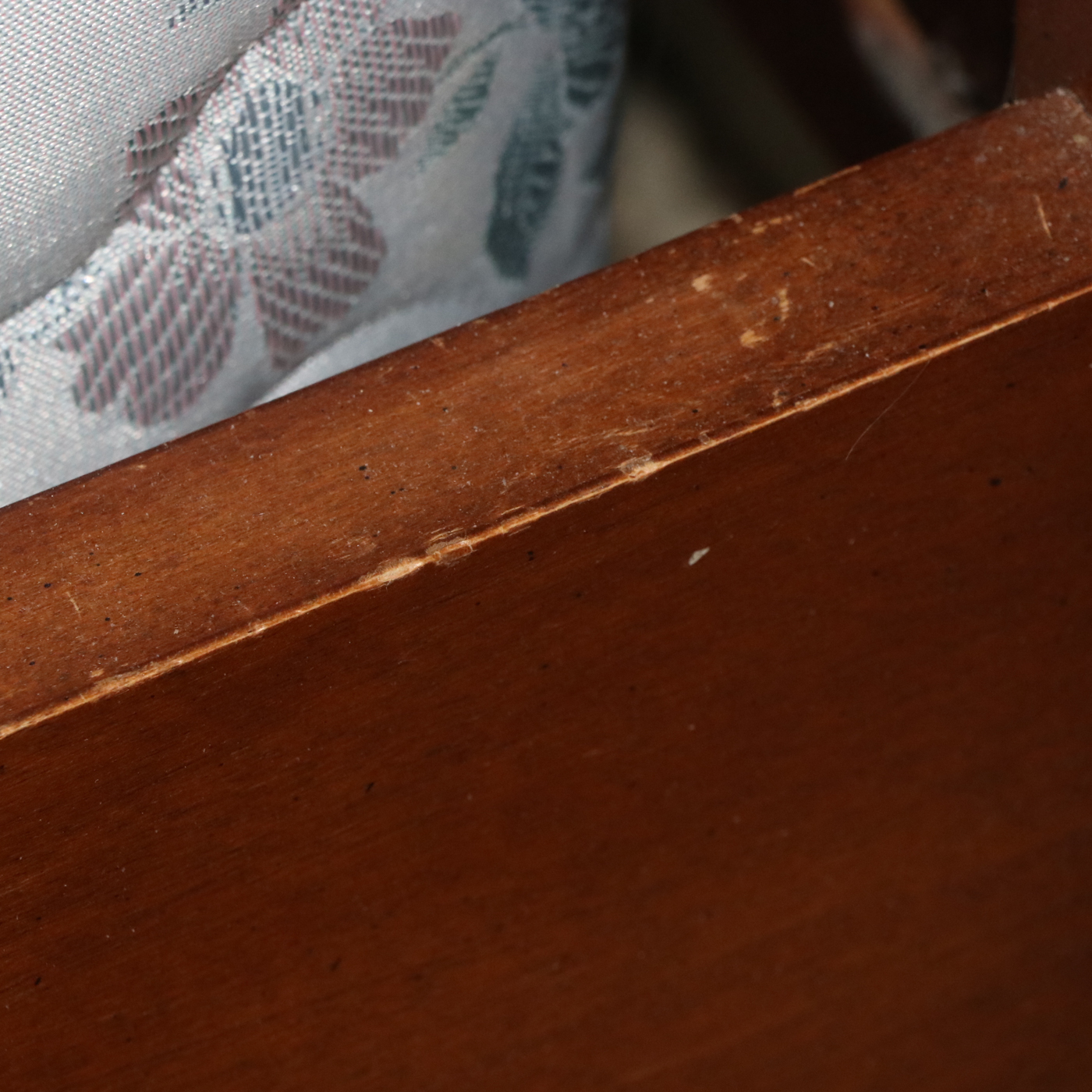 Carved Wood Barley Twist King Size Canopy Bed