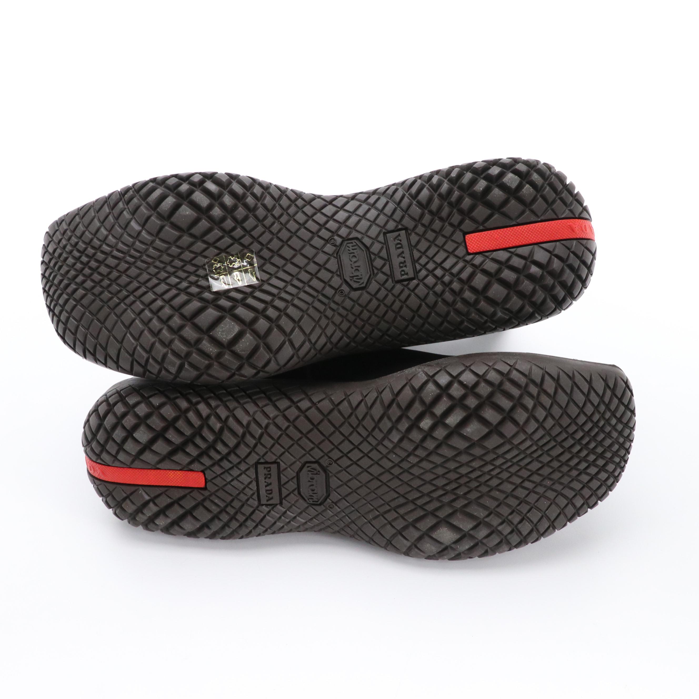 Prada Sport Chelsea Leather Boots with Vibram Soles